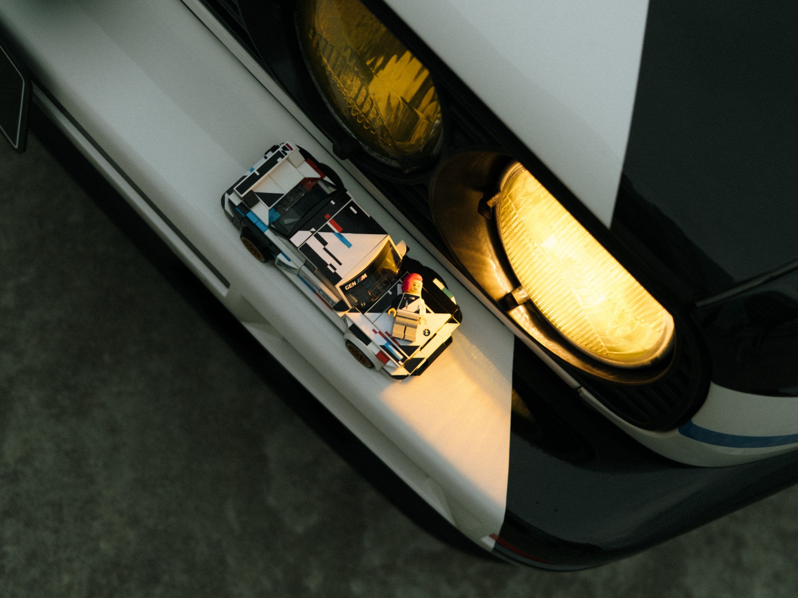 Der BMW M3 wird mit LEGO zum Publikumsmagneten.