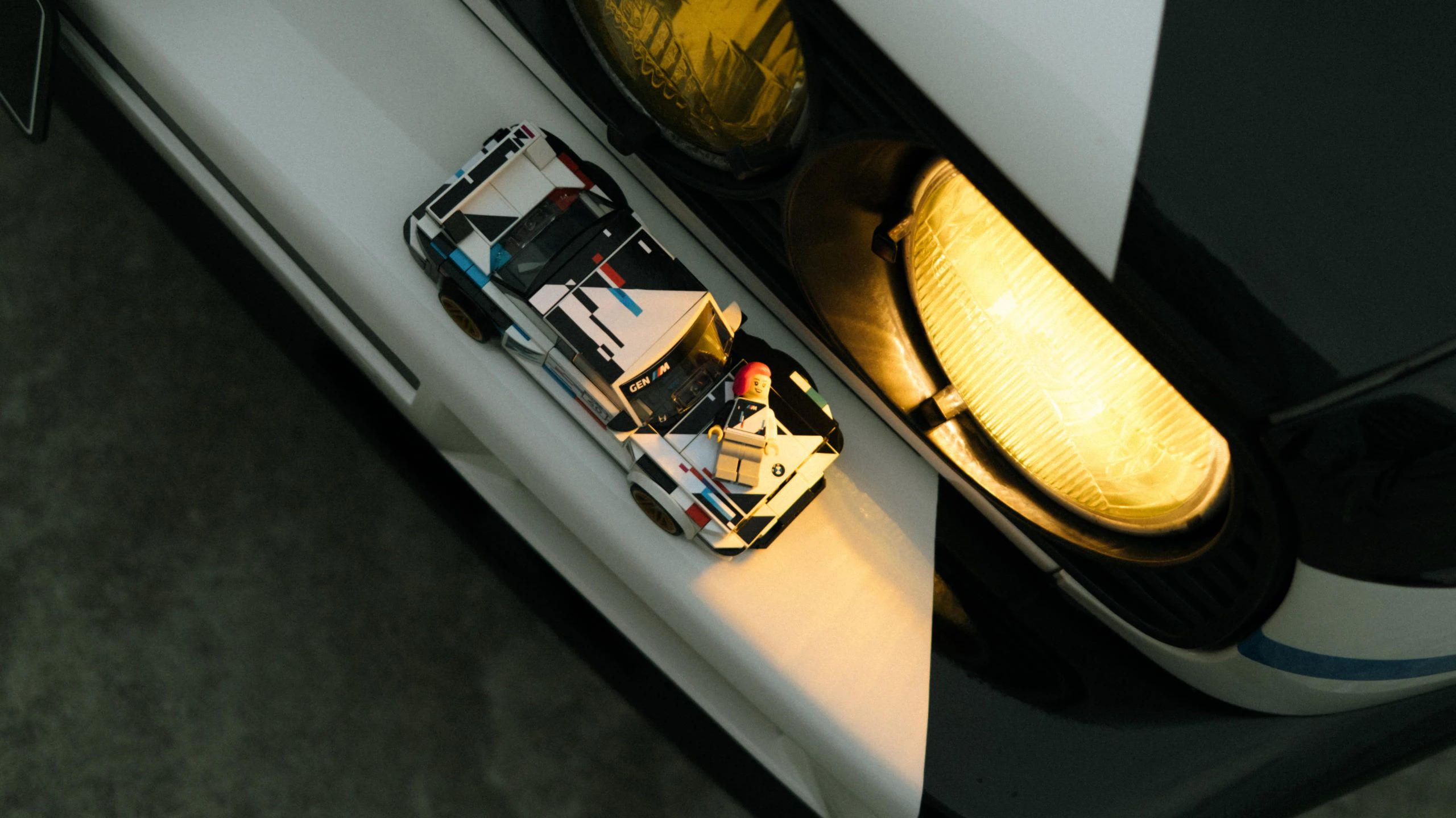 Der BMW M3 wird mit LEGO zum Publikumsmagneten.