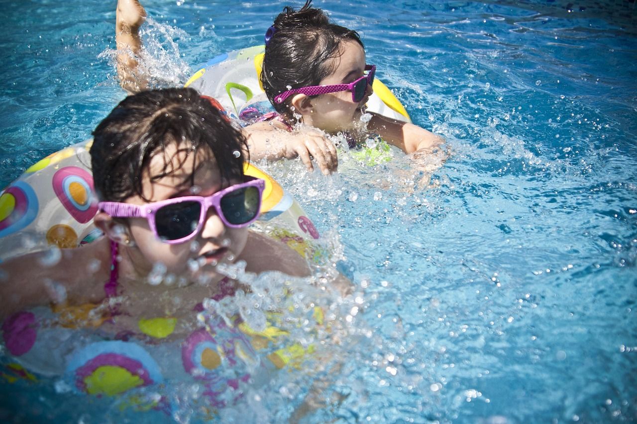 Badefreuden im Freibad