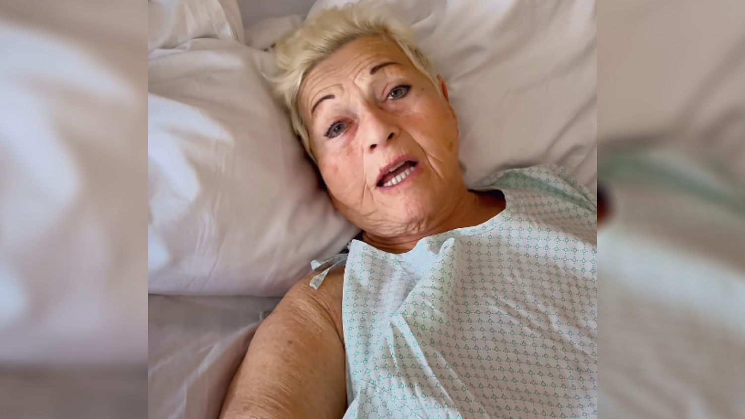 Jazz Gitti meldet sich aus dem Krankenhausbett.