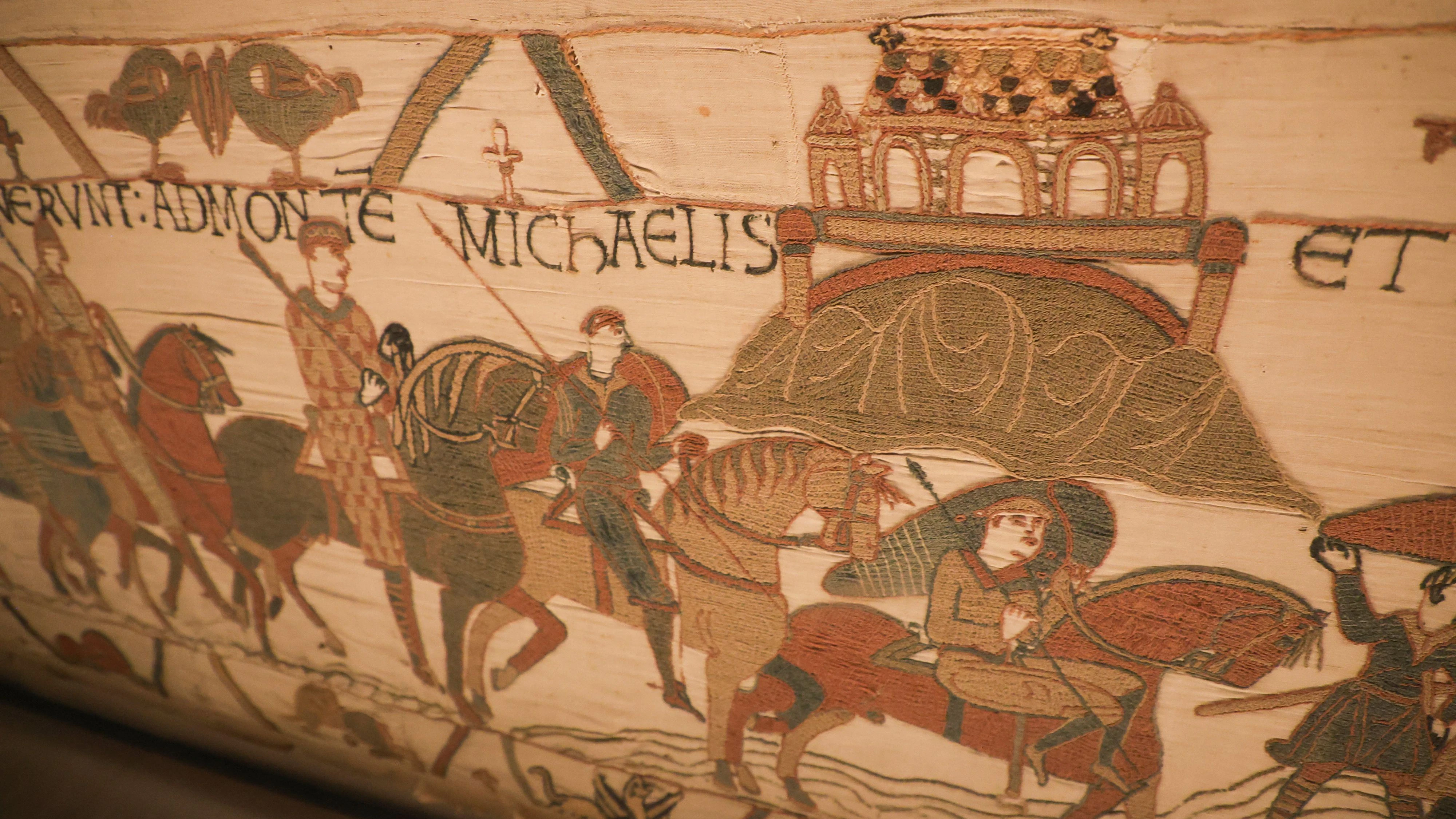 Der Wandteppich von Bayeux wurde nach London gebracht