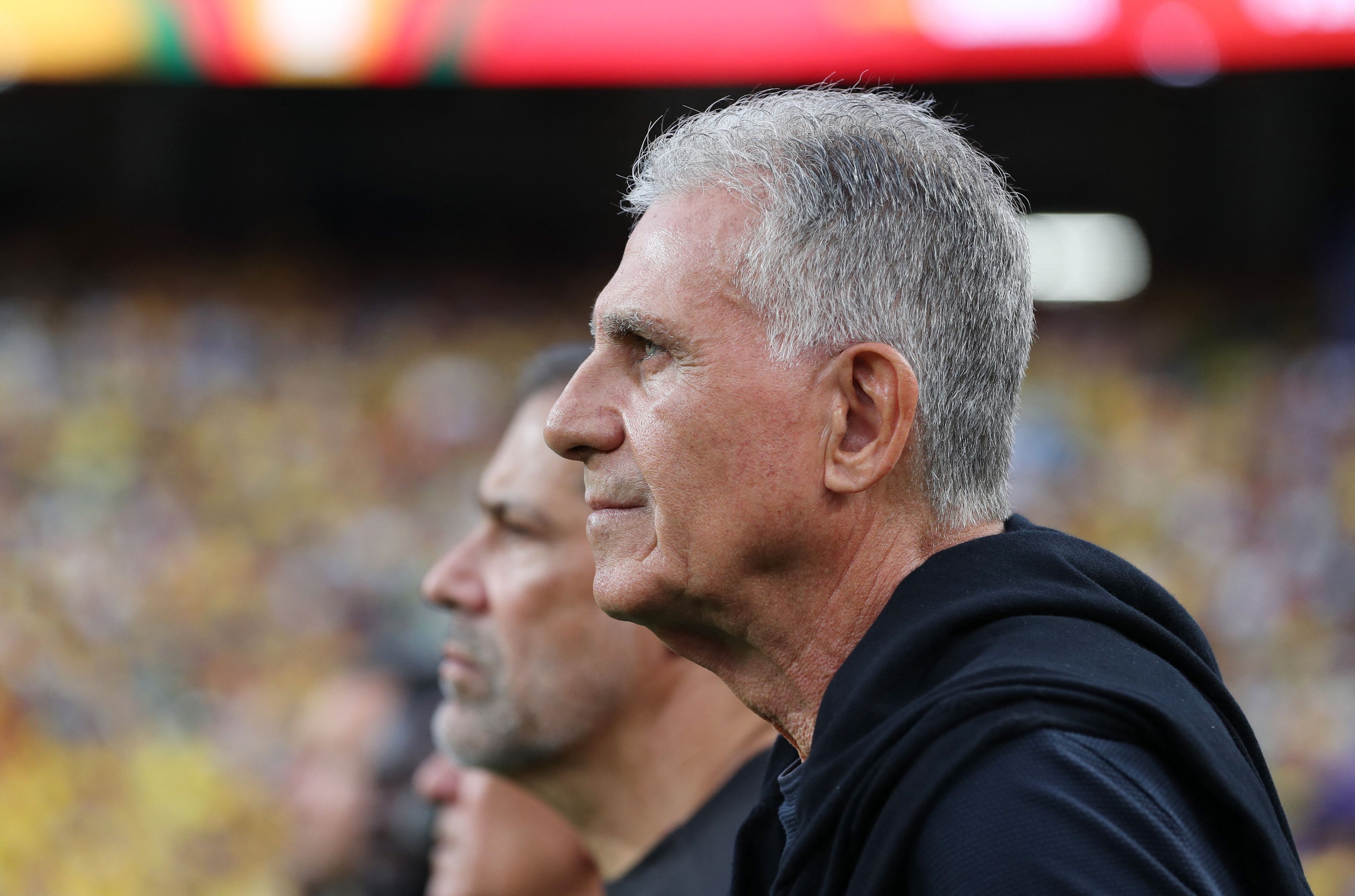 Ghana-Trainer Carlos Queiroz. 