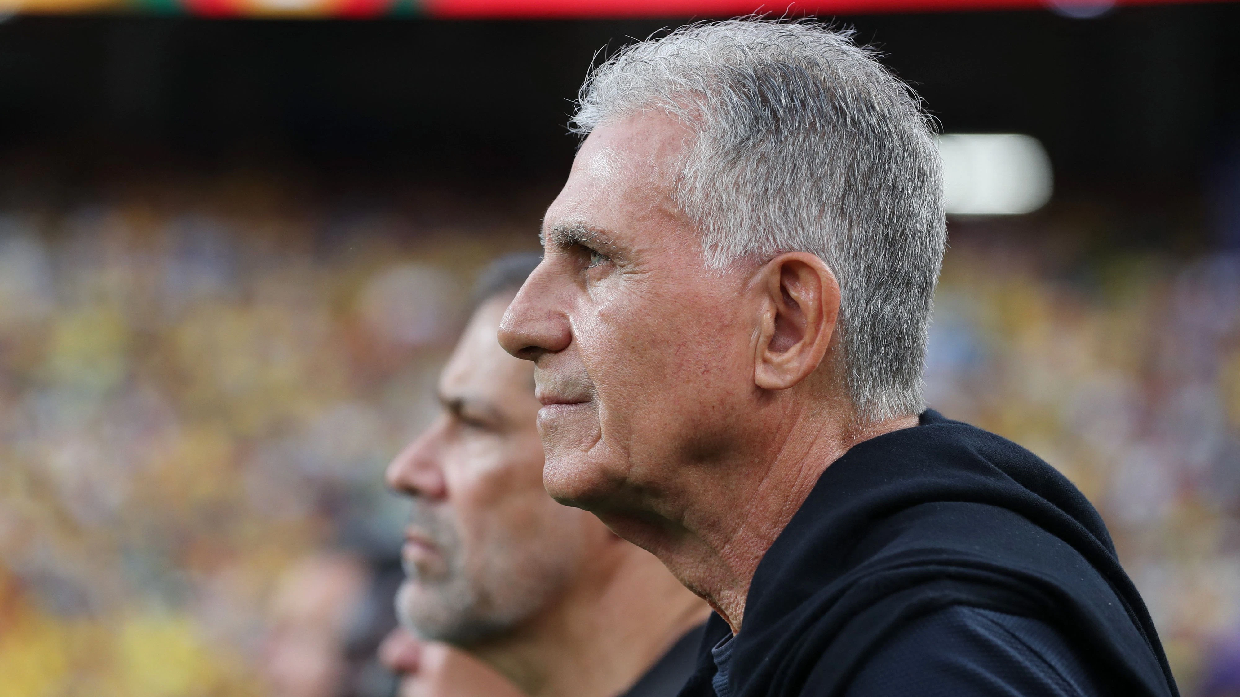 Ghana-Trainer Carlos Queiroz. 