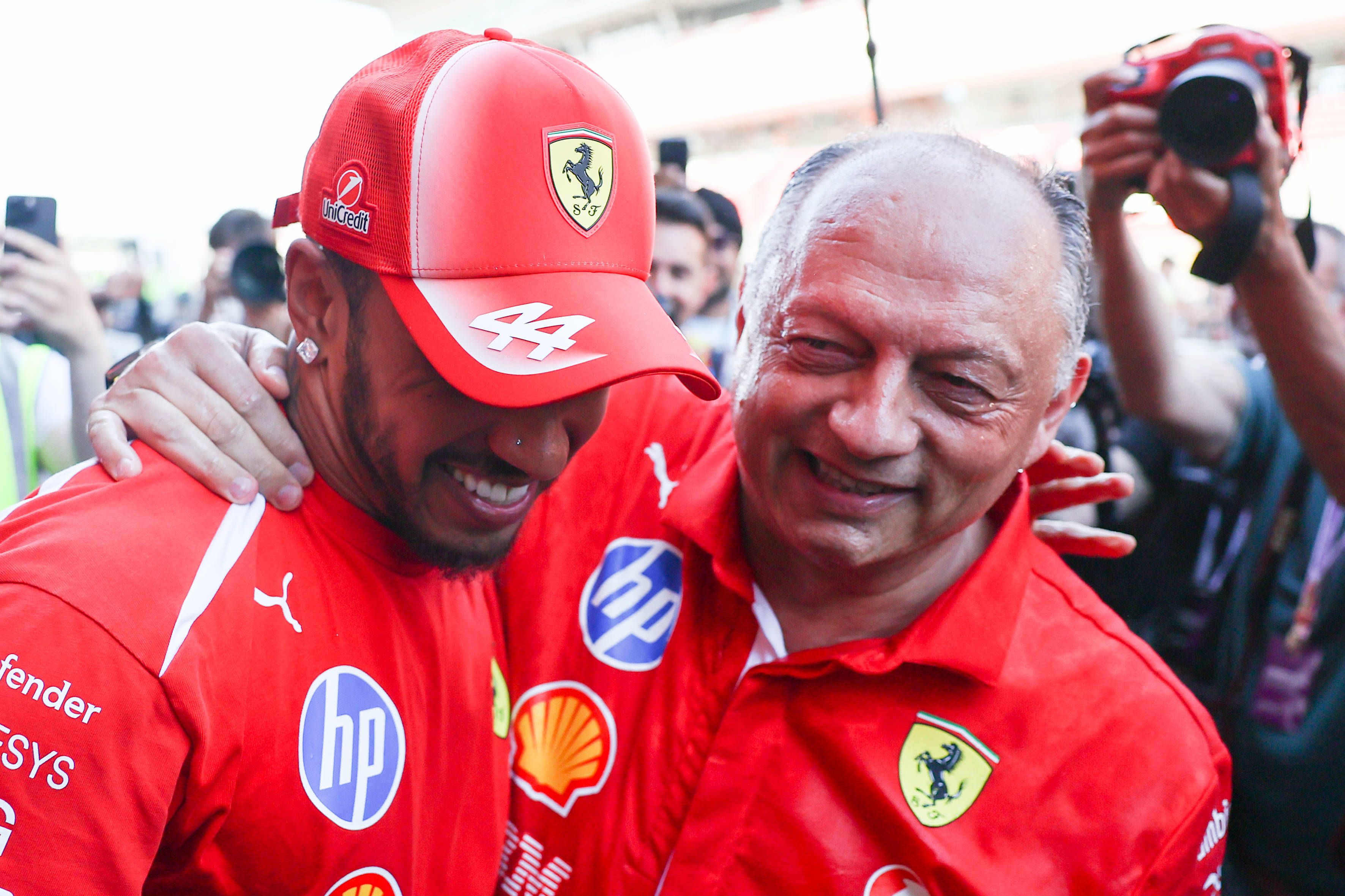 Lewis Hamilton und Fred Vasseur