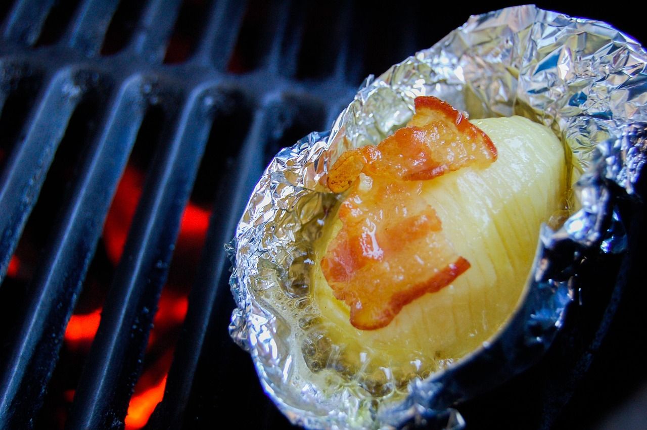 Kartoffeln auf dem Grill