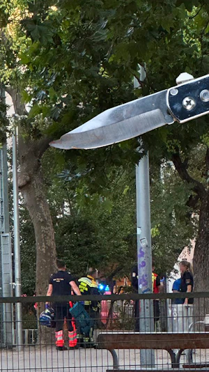 Messerattacke in Wiener Park: 12-Jähriger verletzt drei Jugendliche bei Streit um Mädchen in Waffenverbotszone. Polizei nimmt Tatverdächtigen fest.