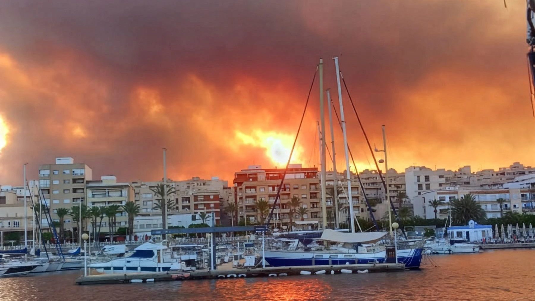 Die Flammen breiteten sich extrem schnell aus