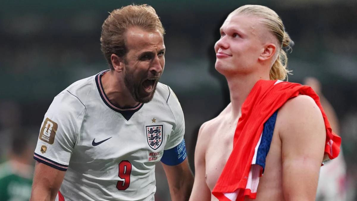 Harry Kane und Erling Haaland treffen aufeinander