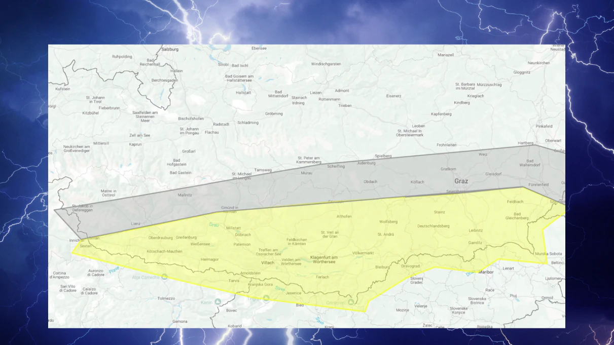 Gewitter in Österreich
