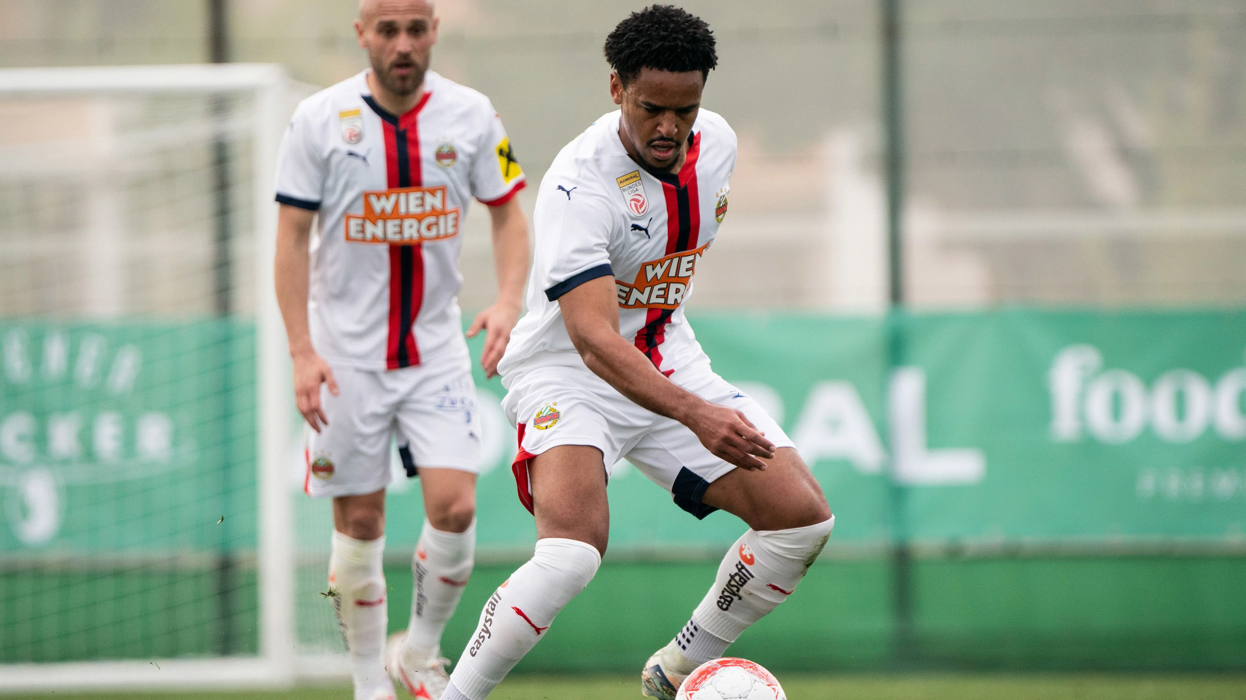 BENIDORM,SPAIN,25.JAN.25 - SOCCER - ADMIRAL Bundesliga, SK Rapid Wien vs Levadia Tallin, test match. Image shows Ryan Mmaee (Rapid). Photo: GEPA pictures/ SK Rapid Wien/ Daniel Widner