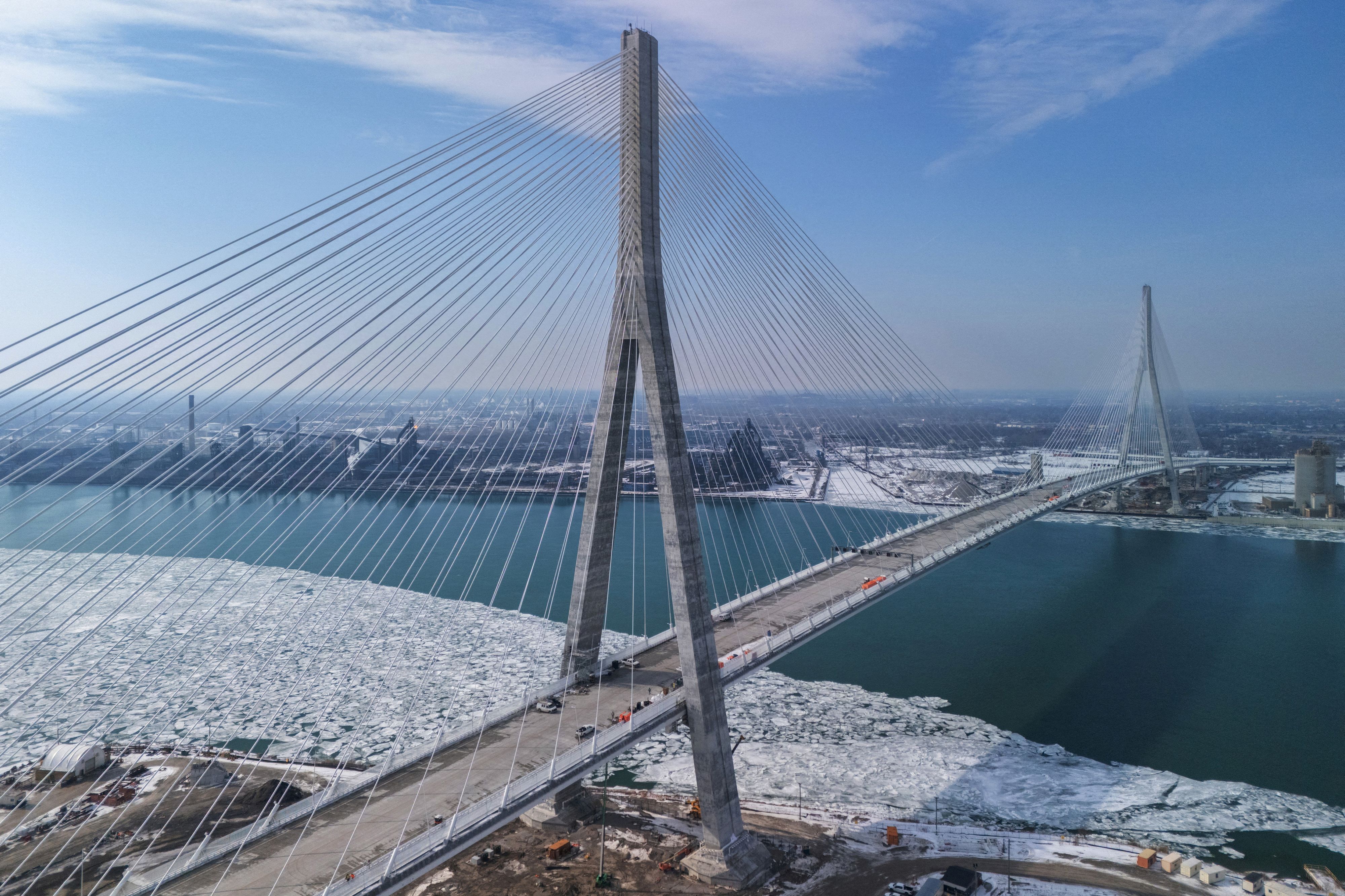 Die Gordie Howe International Brücke wird am 27. Juli für den Verkehr geöffnet.