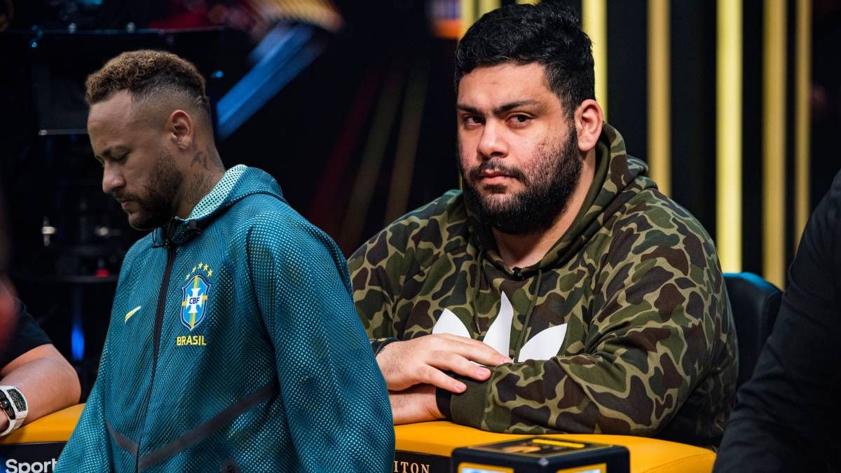 Österreichs Poker-Star Daniel Rezaei und Fußball-Gigant Neymar. 