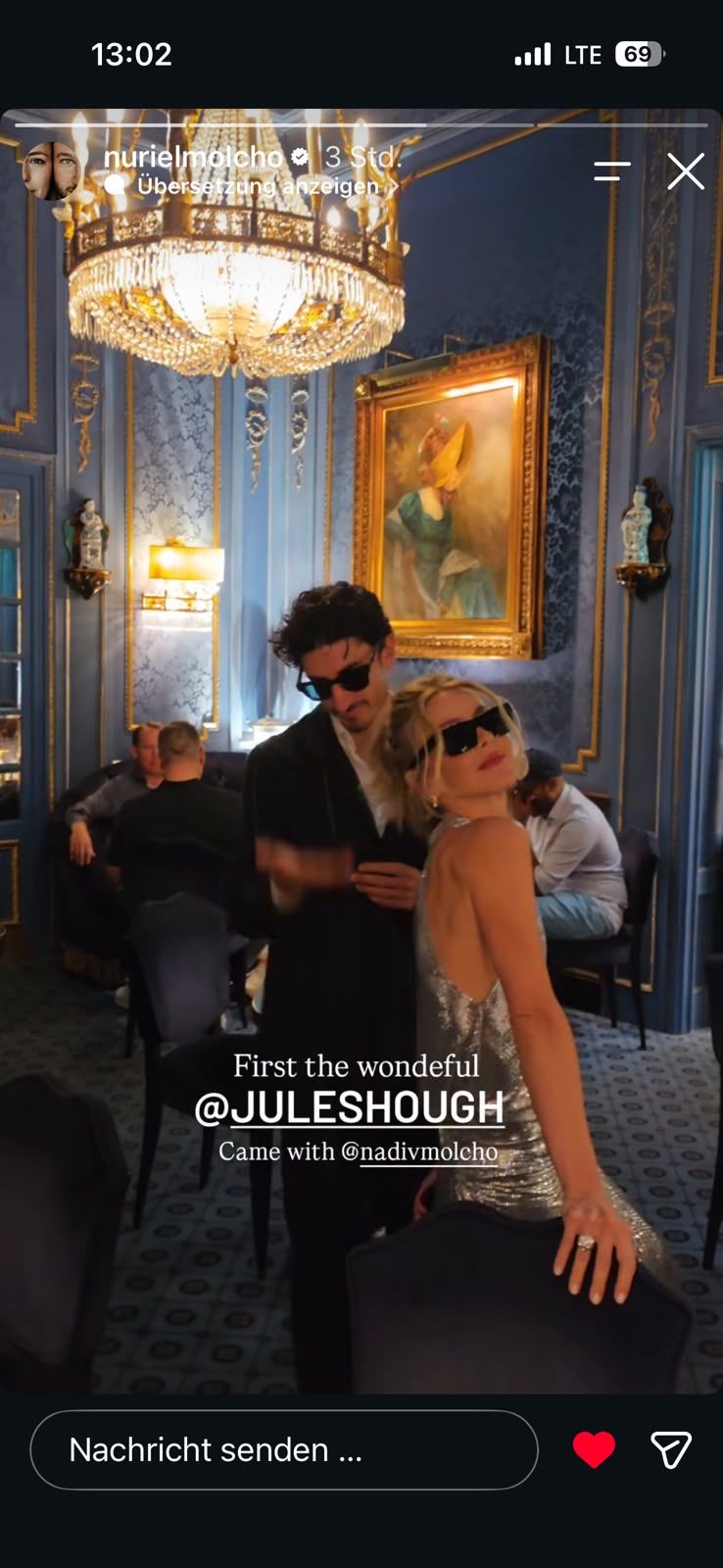 Julianne Hough und Nadiv Molcho zeigen sich plötzlich ziemlich vertraut auf Instagram.