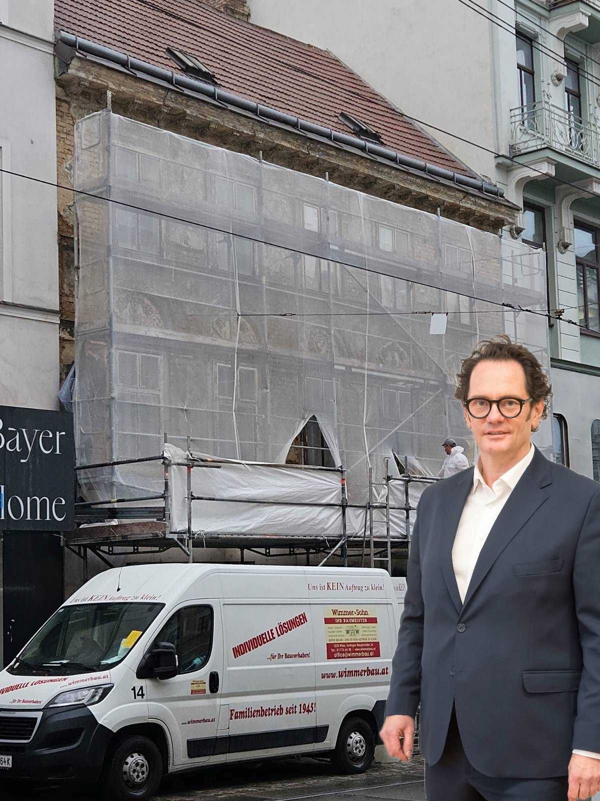 Bezirksvorsteher Markus Reiter (Grüne) sorgte für Sanierung von Problemhaus.
