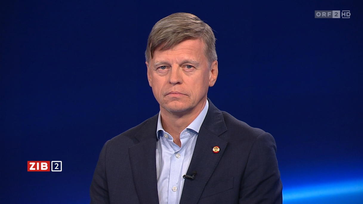 Veit Dengler am 12. Juli 2026 in der ORF-