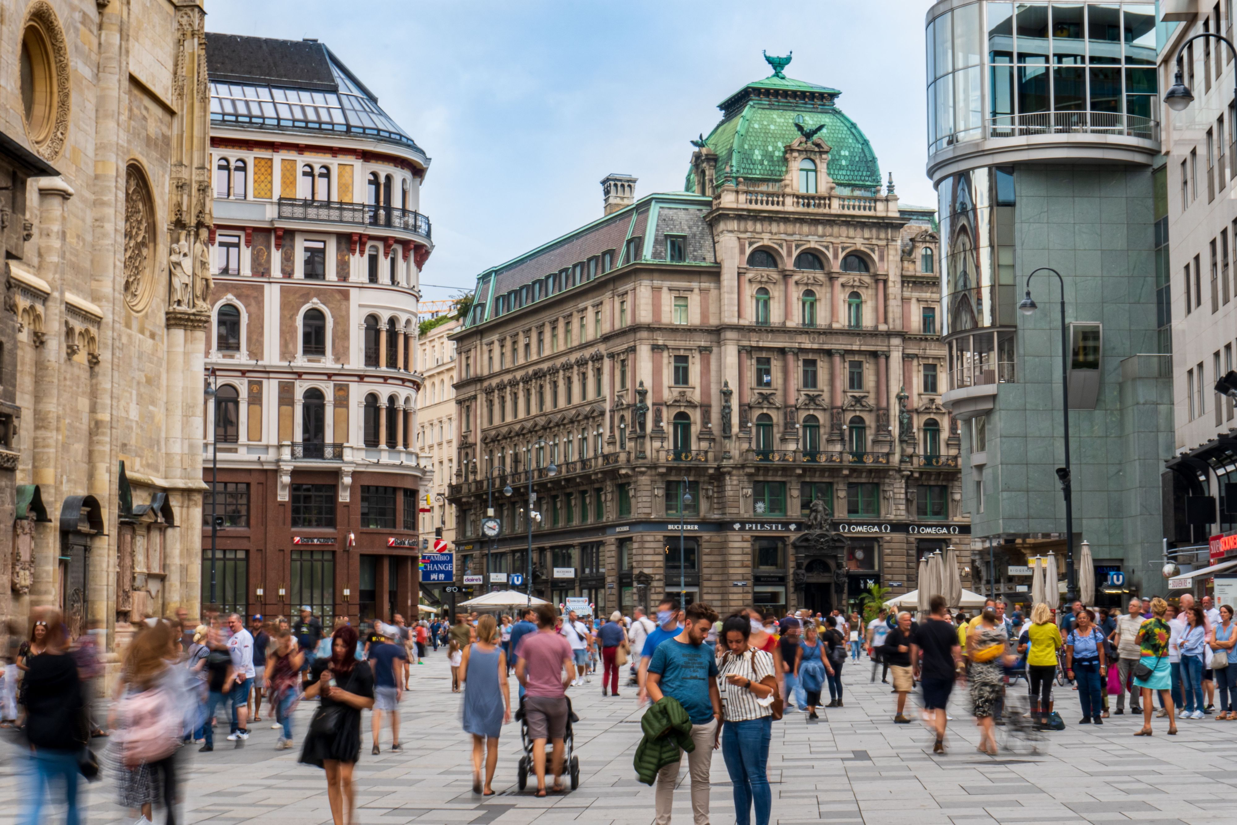Wien verzeichnet jährlich rund 8,6 Millionen anreisende Touristen.