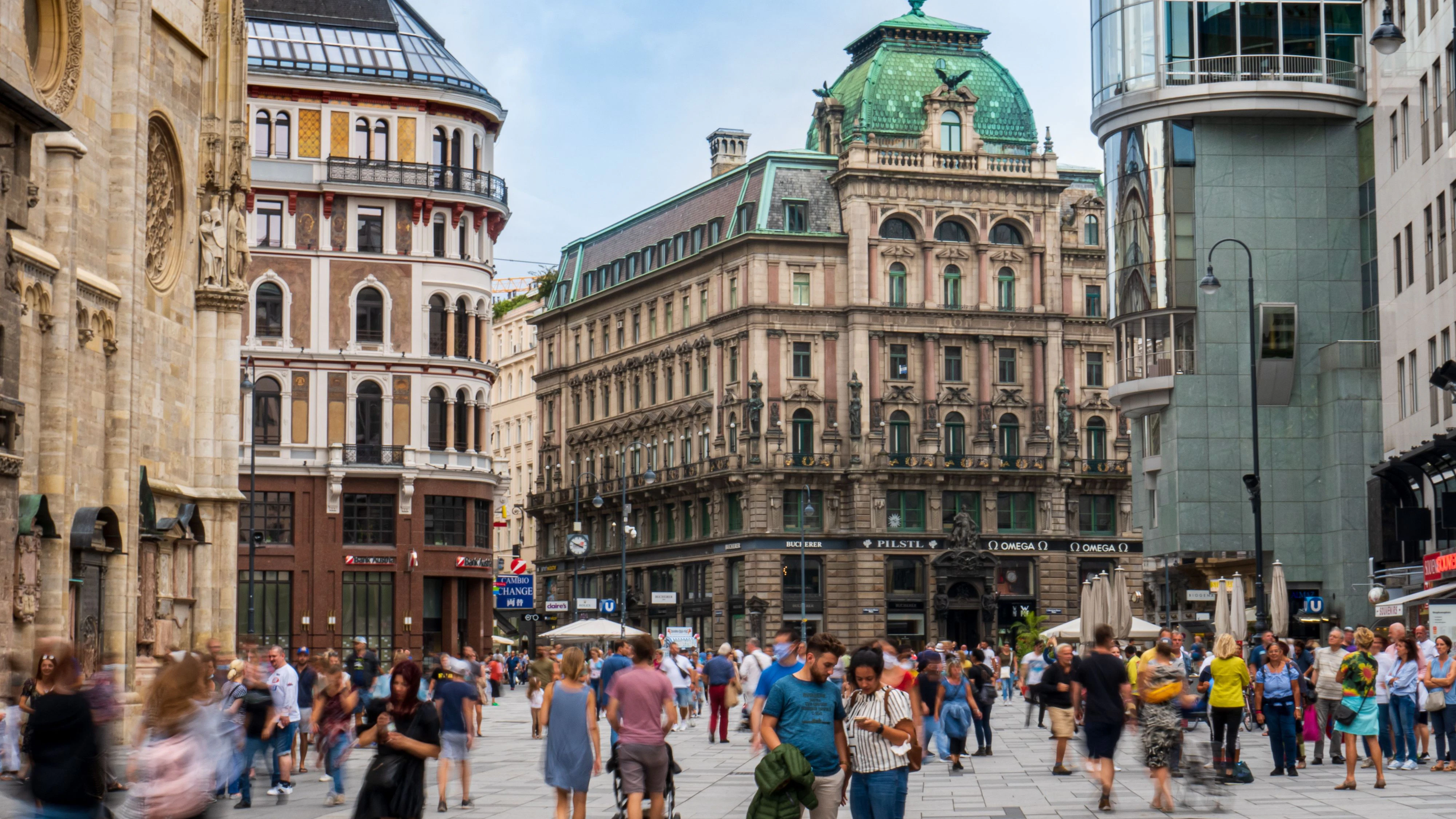 Wien verzeichnet jährlich rund 8,6 Millionen anreisende Touristen.
