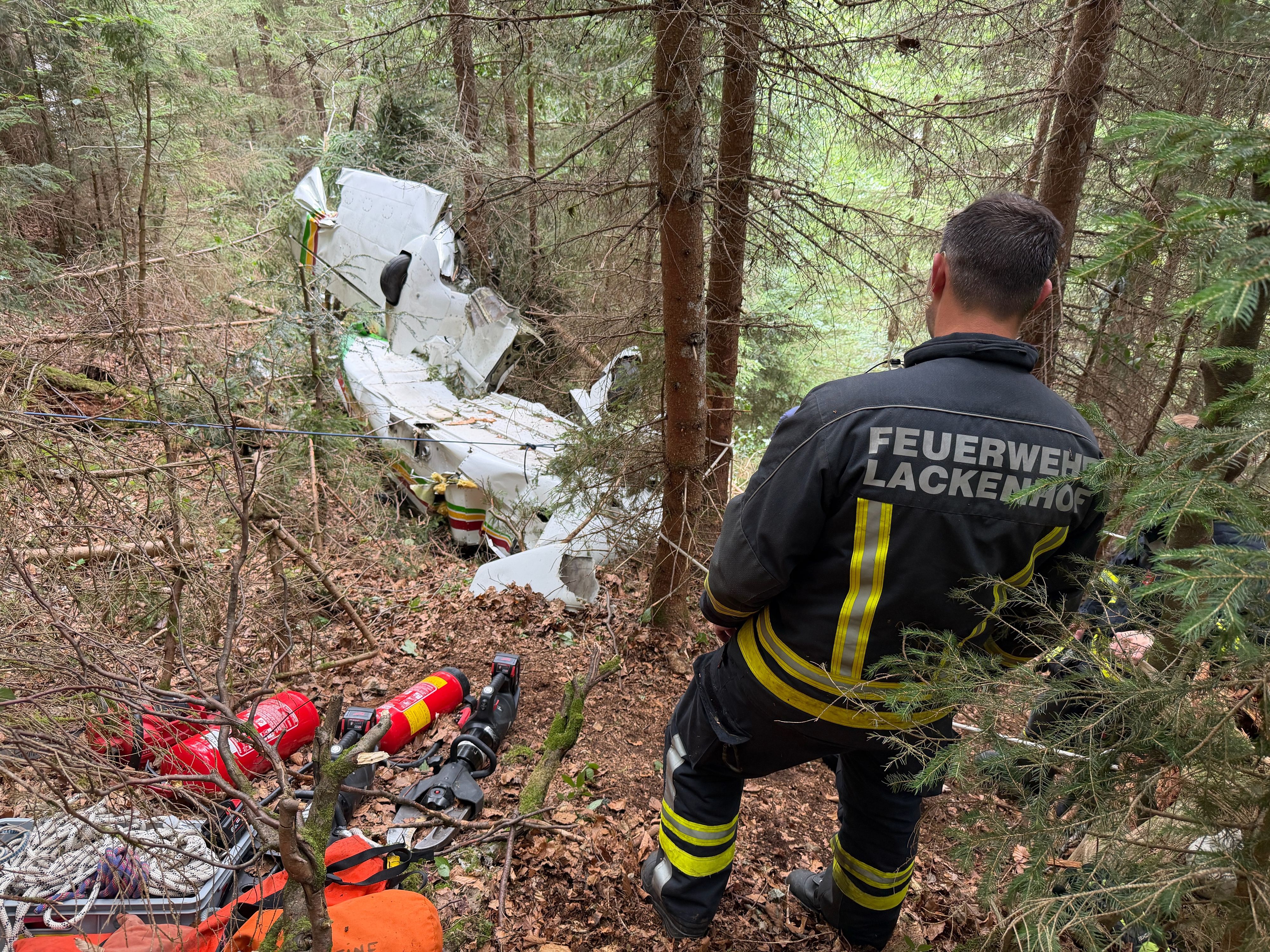 Das Flug-Unglück in NÖ forderte zwei Todesopfer.