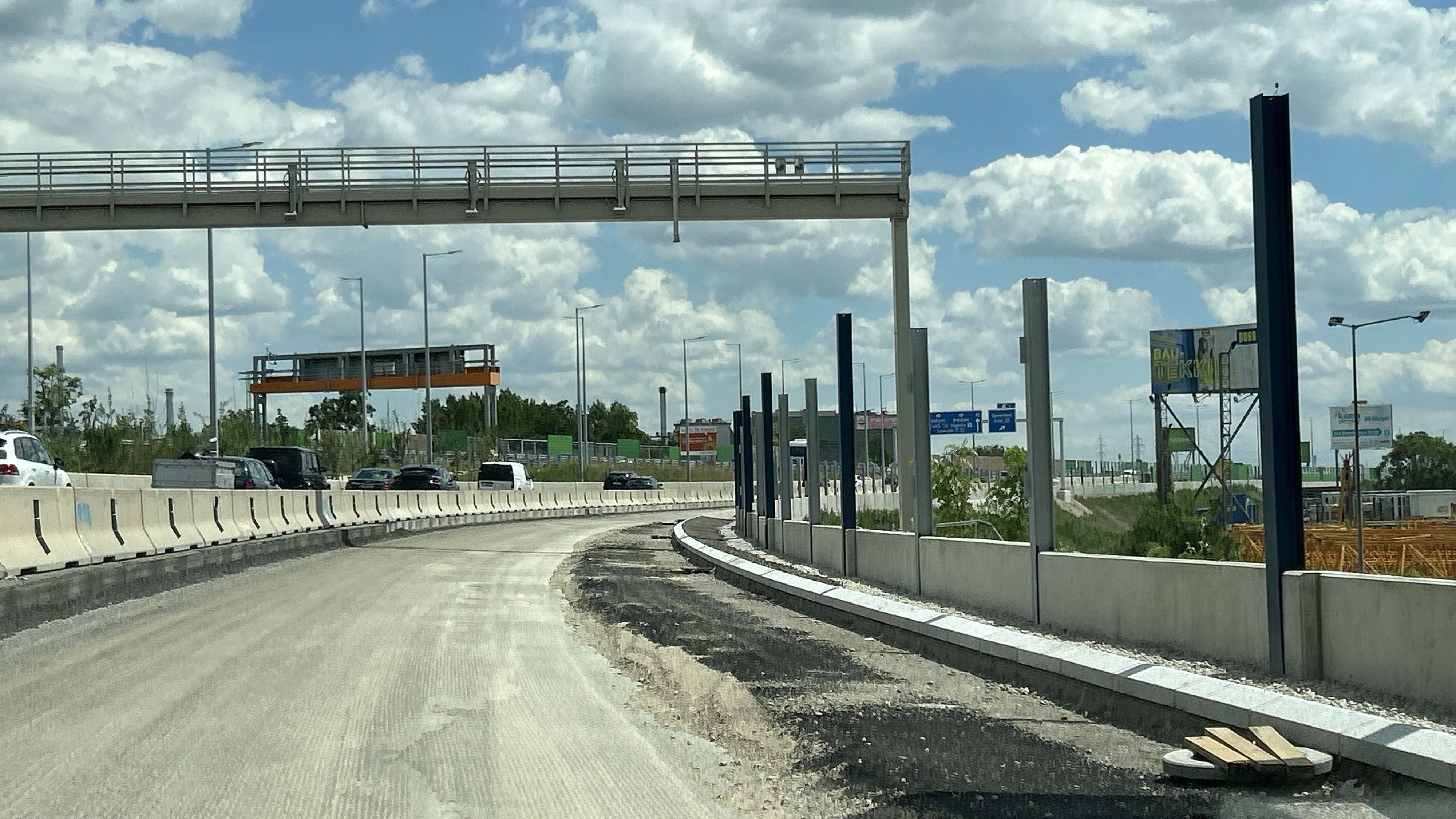Bauarbeiten auf der A4