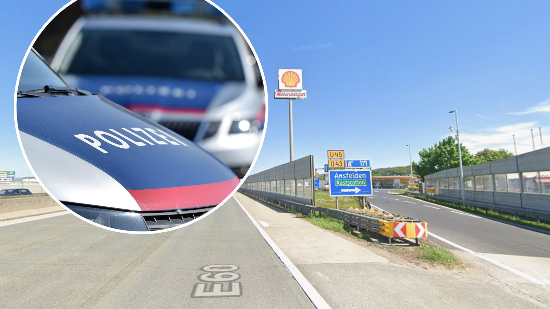 Die Polizei  stoppte den Raser bei der Raststation Ansfelden Süd. (Symbolbild)