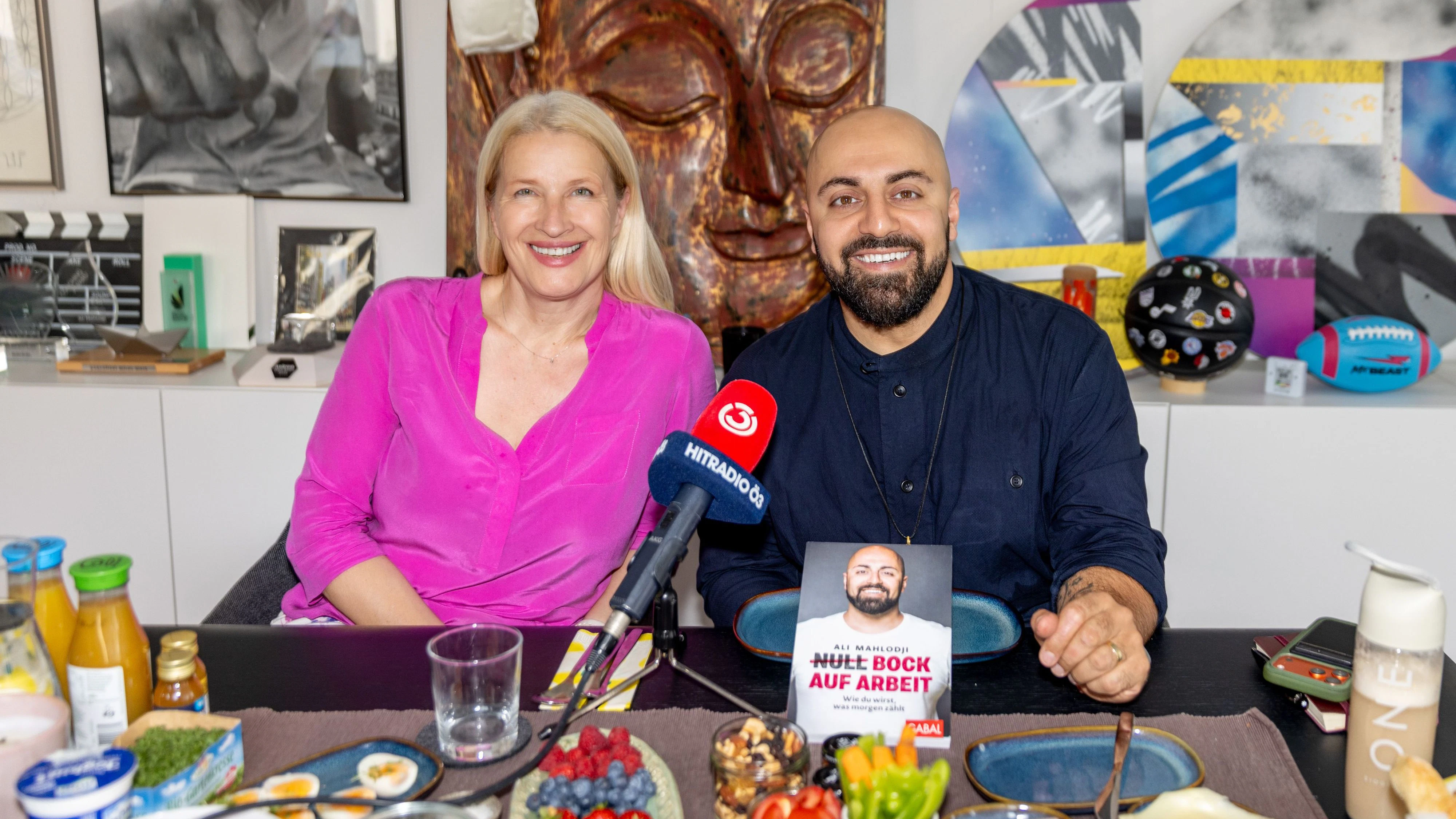 Claudia Stöckl und Ali Mahlodji