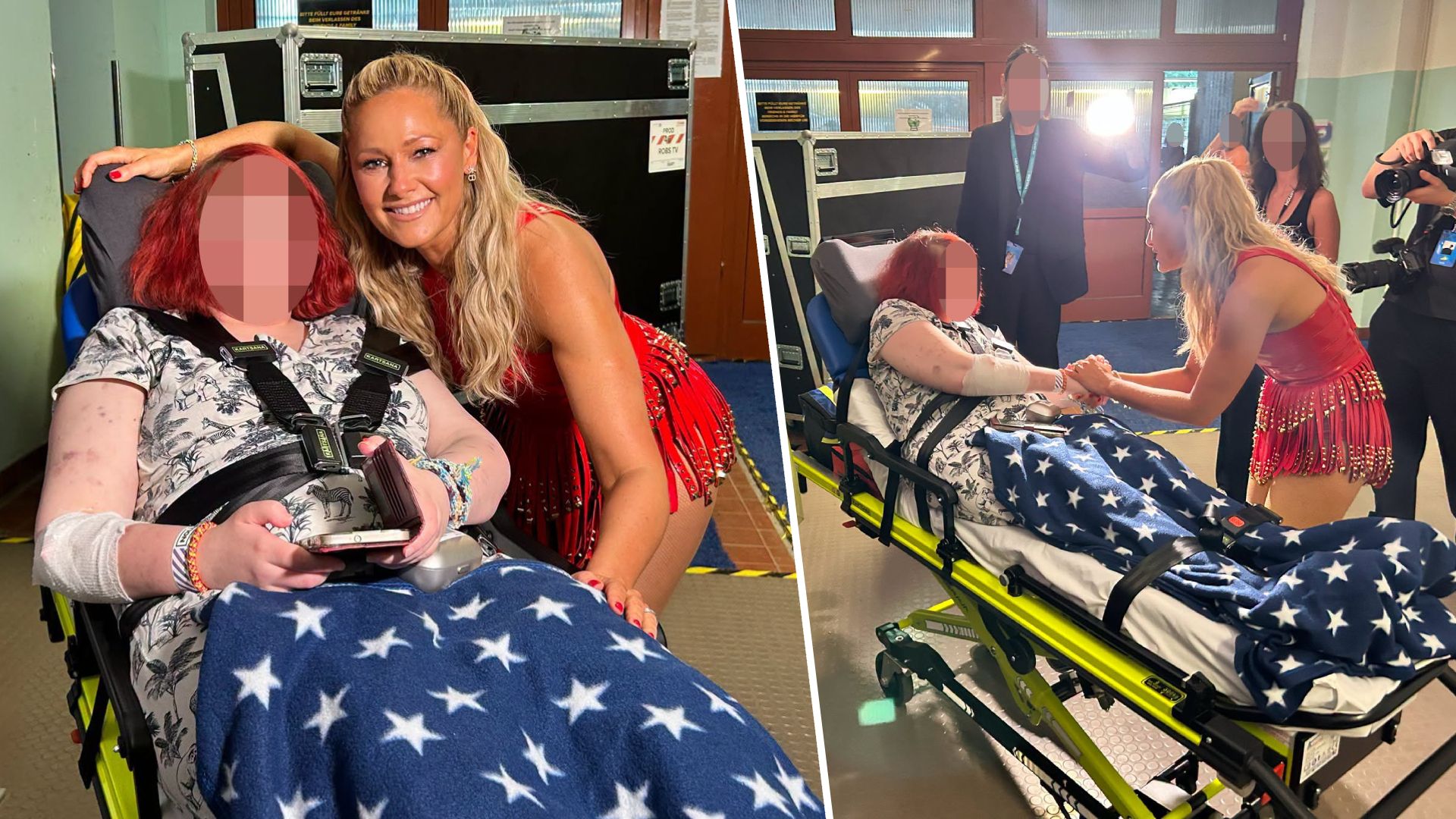 Superstar Helene Fischer nahm sich vor ihrem Konzert in Wien extra Zeit für die schwerkranke Annika (24).