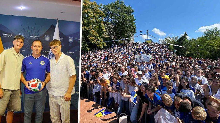Heute.at - Nach Empfang in OÖ! WM-Stars werden in Bosnien gefeiert