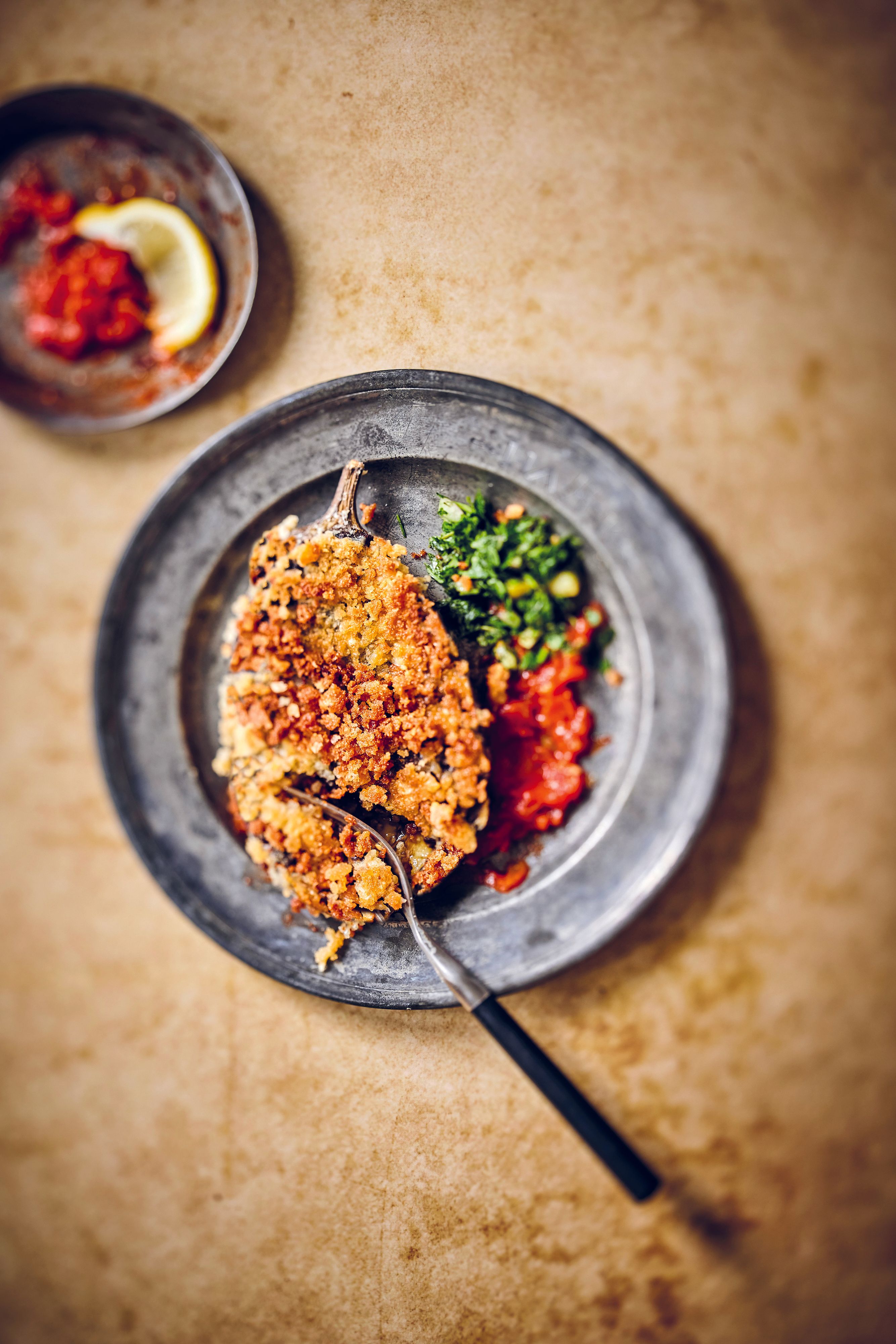Heute.at - Crunchy Melanzani mit Tomatenmarmelade