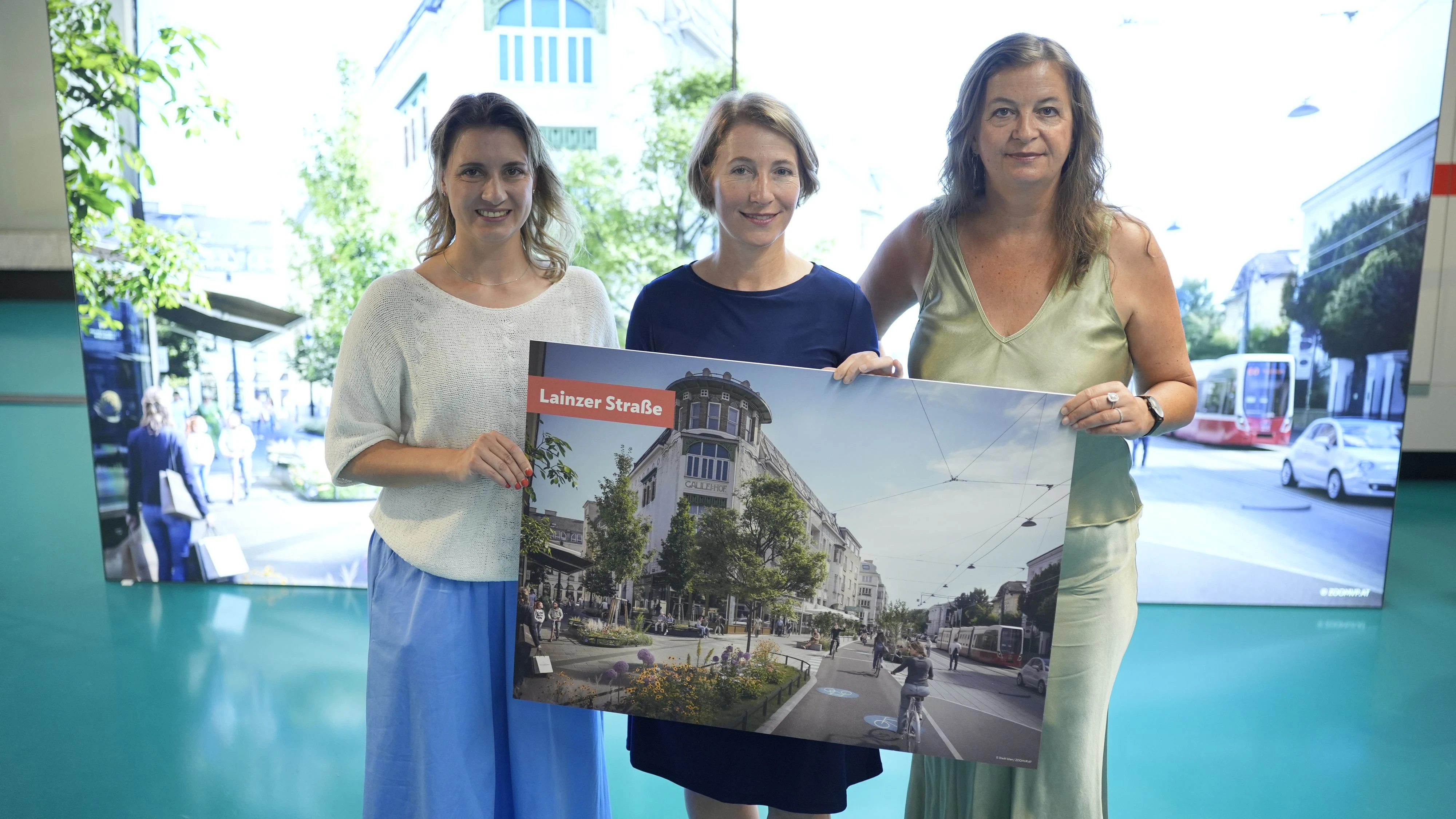 Lainzer Straße wird Großbaustelle: Neue Gleise, neuer Radweg und mehr Grün