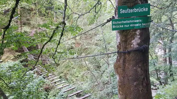 Hier stürzte der junge Bergsteiger ab. 