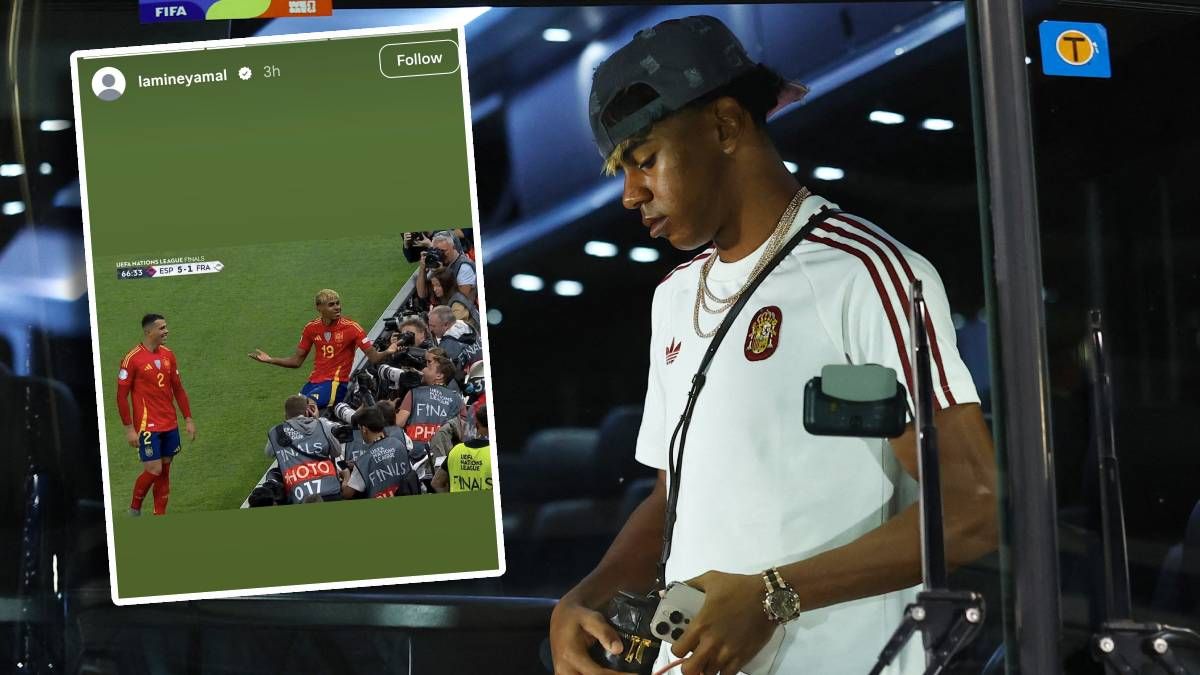 Fußball-Star Lamine Yamal. 