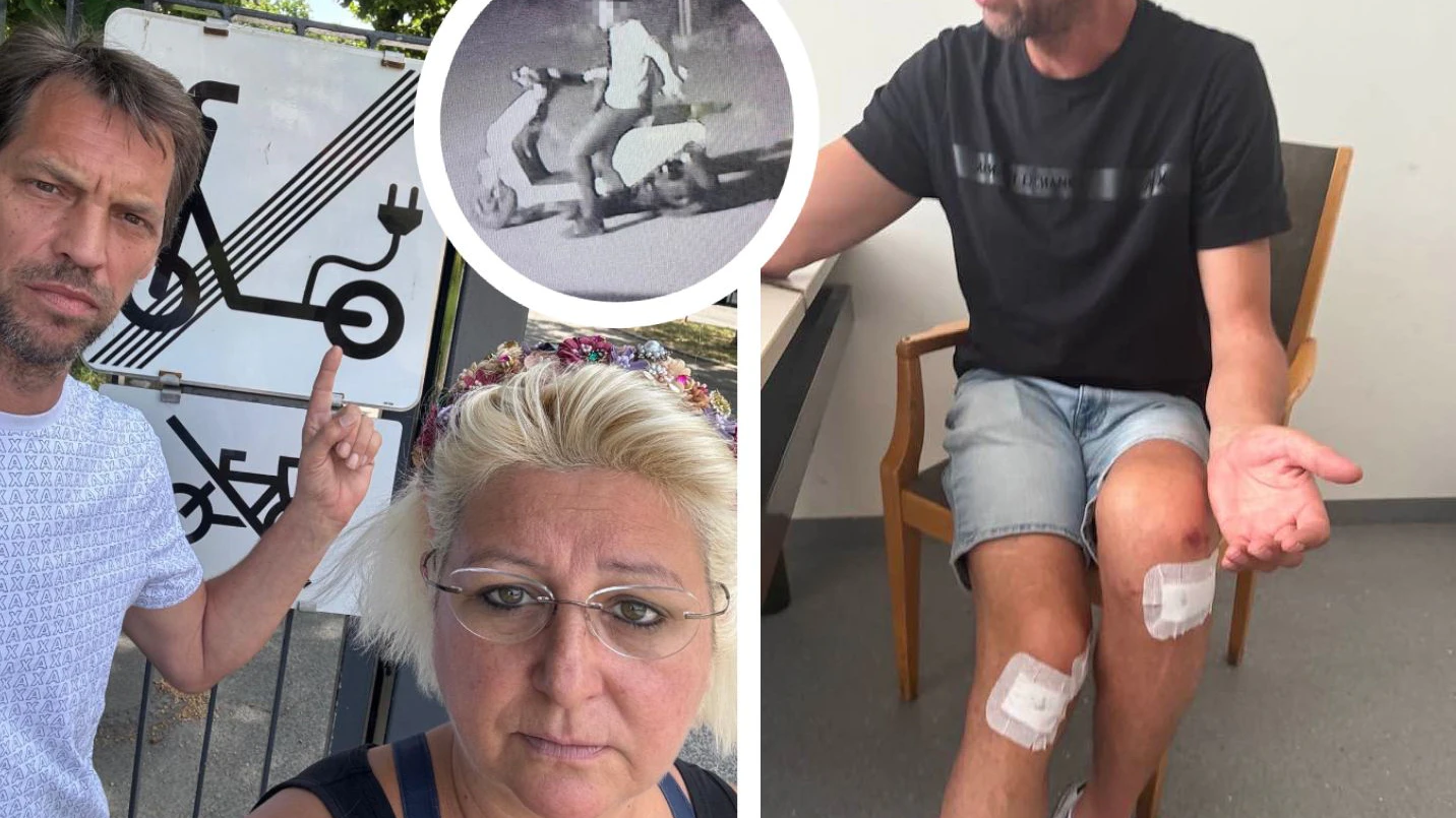 Opfer Josef H. und seine Frau Verena; einer der Verdächtigen auf einem Überwachungsvideo (Kreis).