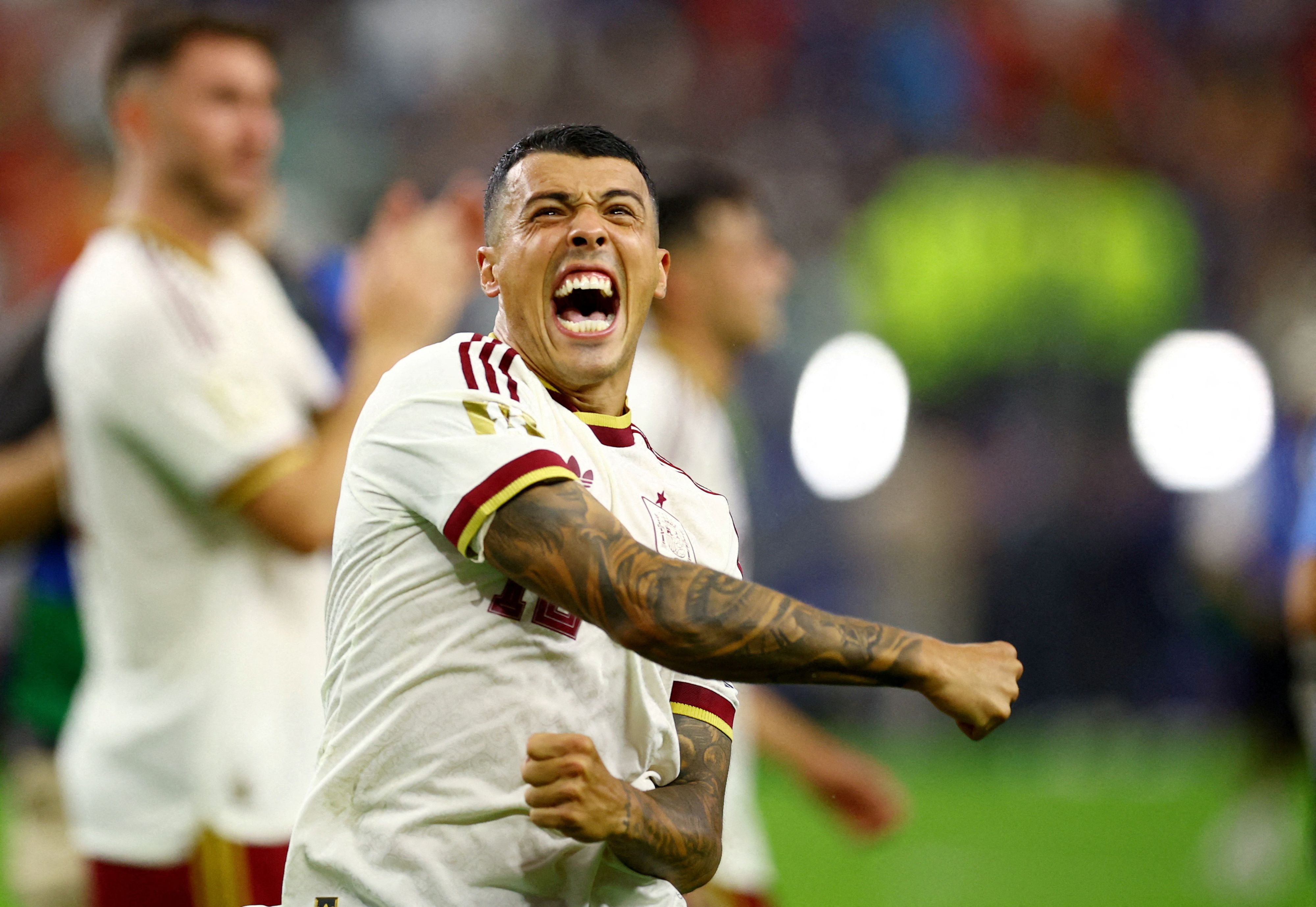 Fußball-Star Pedro Porro netzte zum 2:0 für Spanien. 