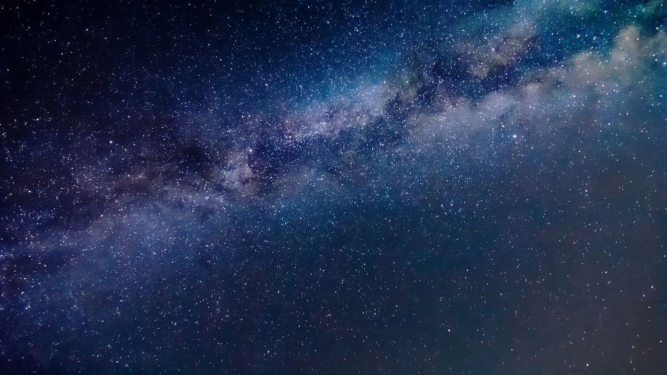 night scene milky way background