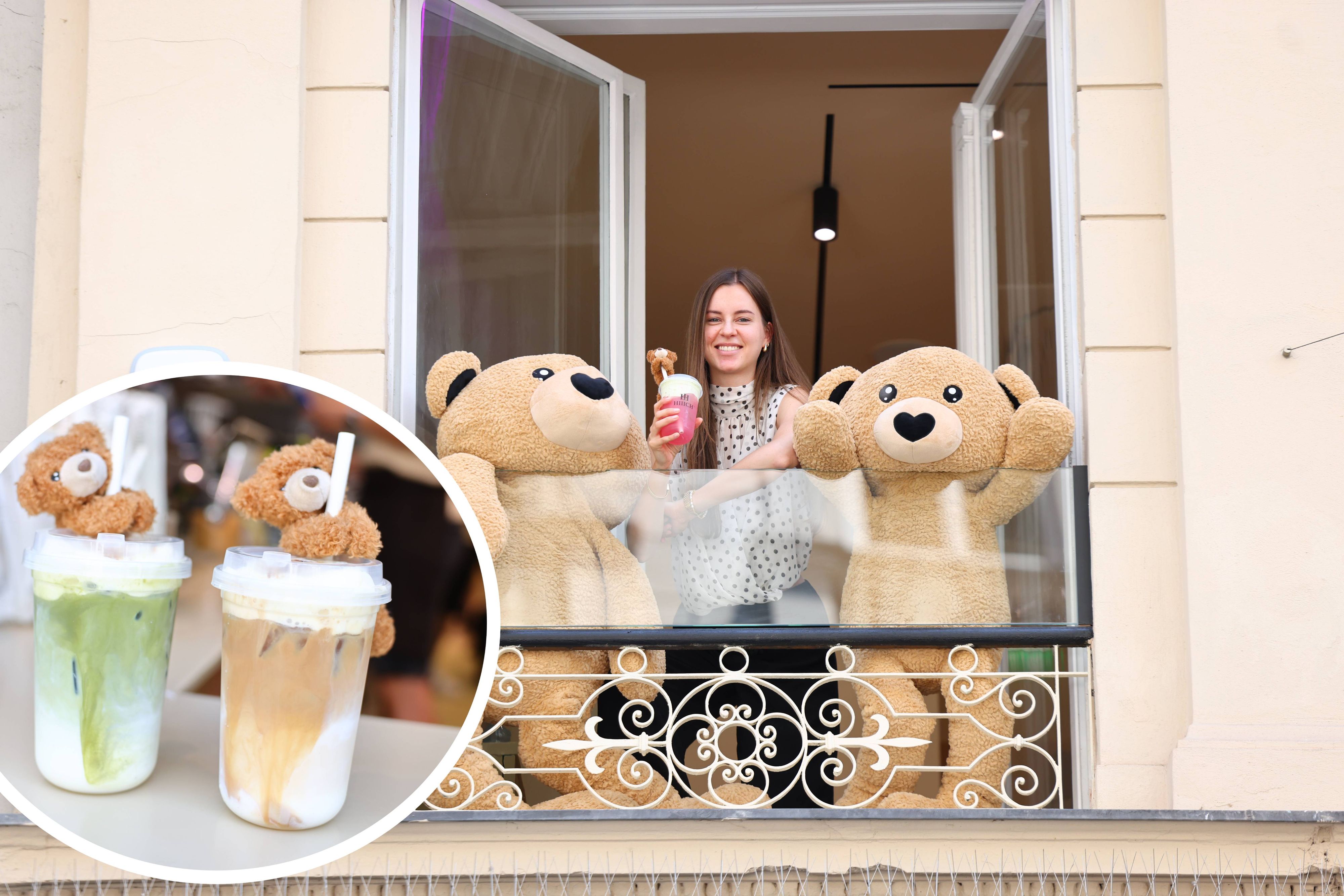 Auf der Kärnter Straße hat Wiens erstes Teddy-Café eröffnet.