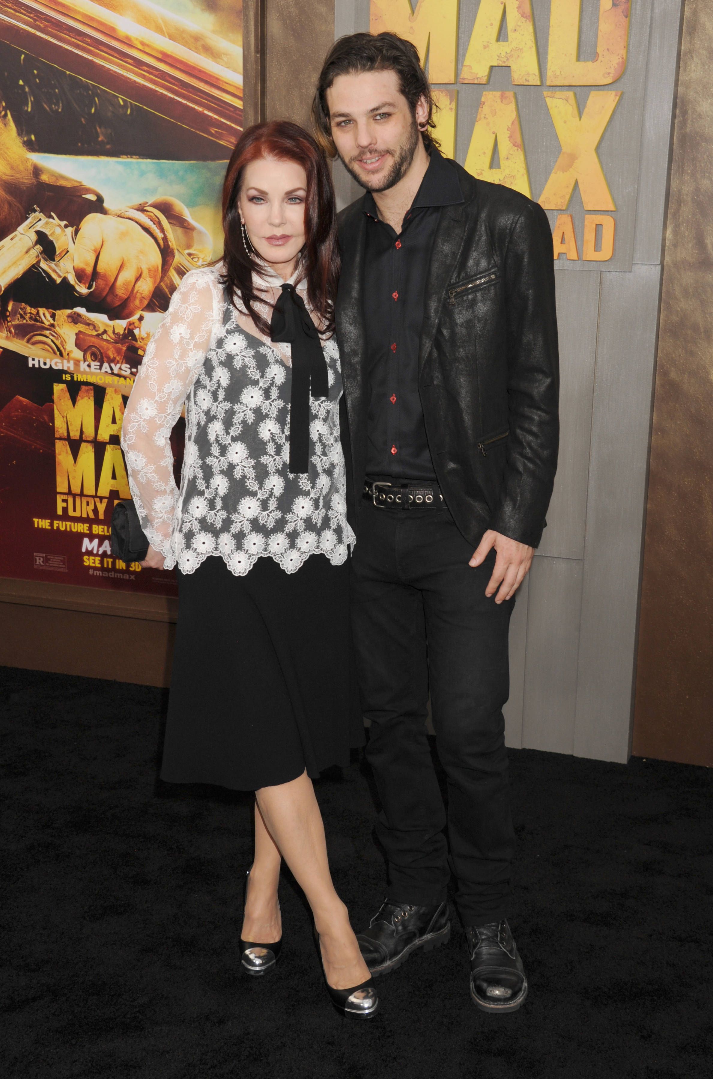 Priscilla Presley und Sohn Navarone Garibaldi.