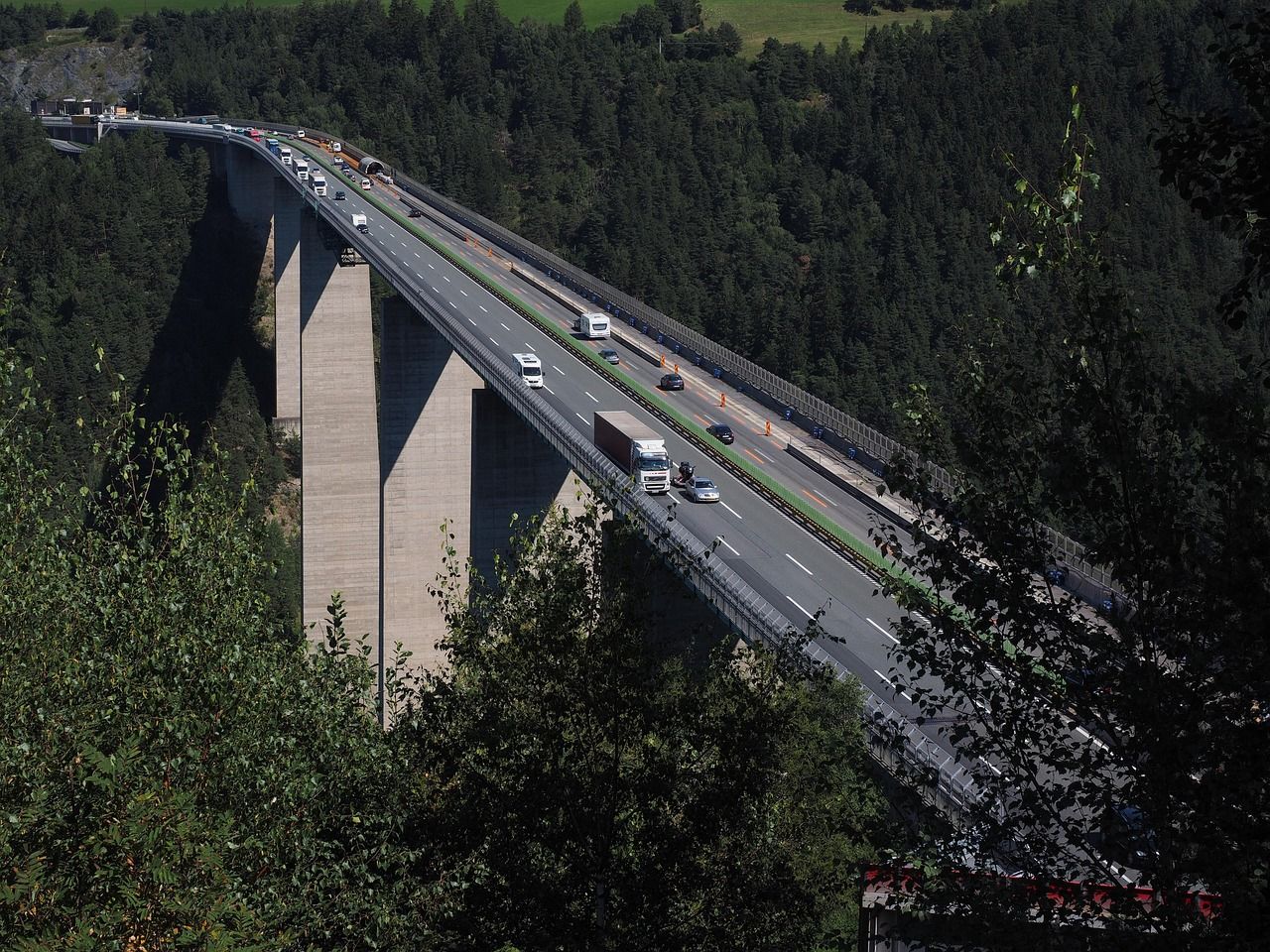 Europäische Brücke an der Brenner-Autobahn