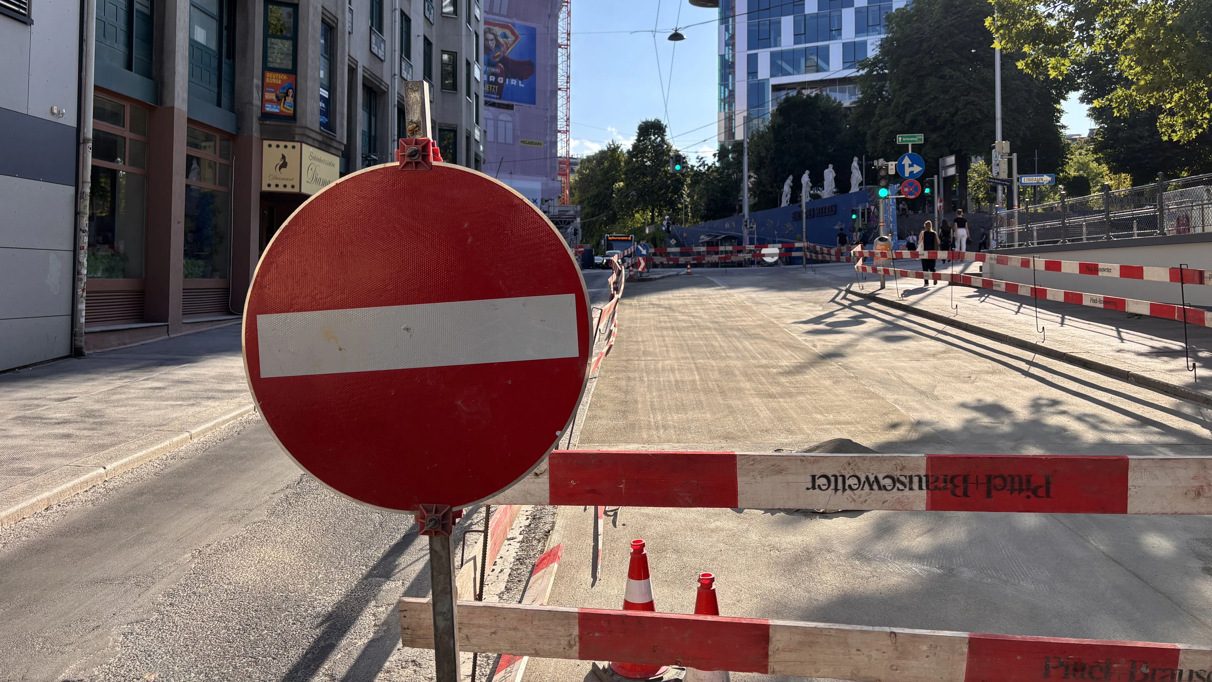 Gumpendorfer Straße: Buslinie 57A fährt vom Ring nicht stadtauswärts. Grund sind Bauarbeiten. 