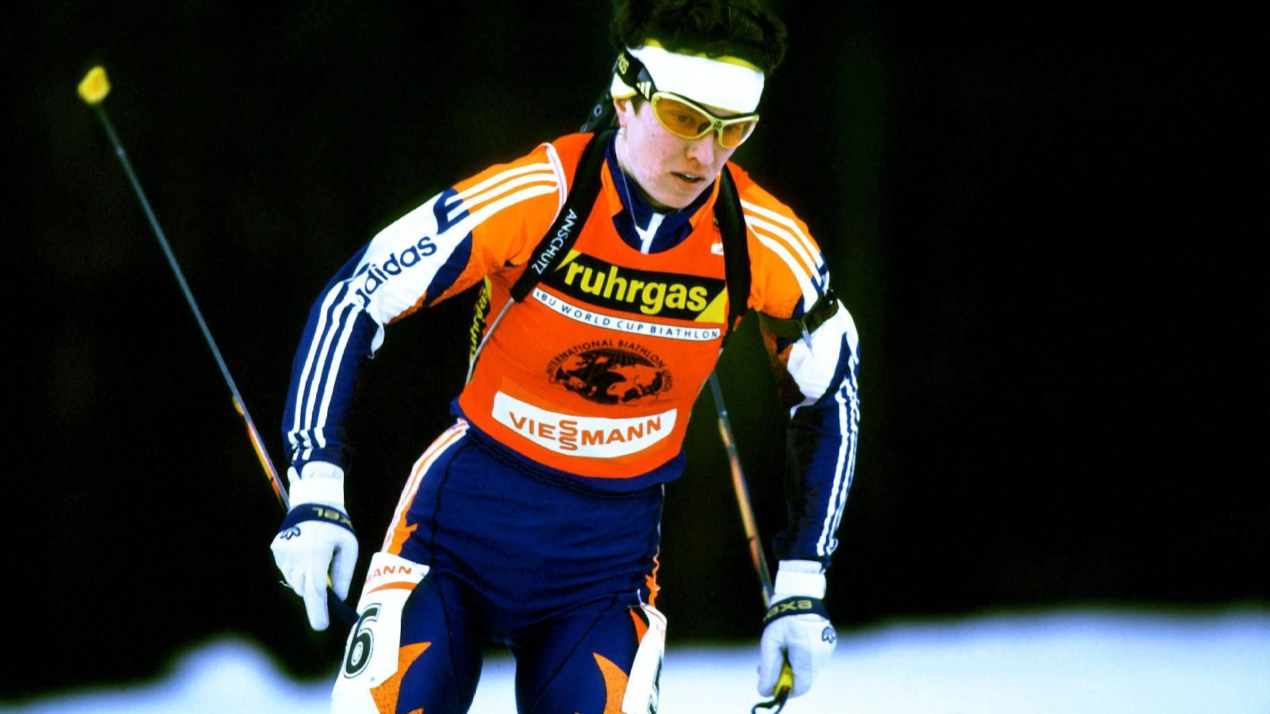 Galina Koukleva in der Loipe  Galina Koukleva in the Trail  