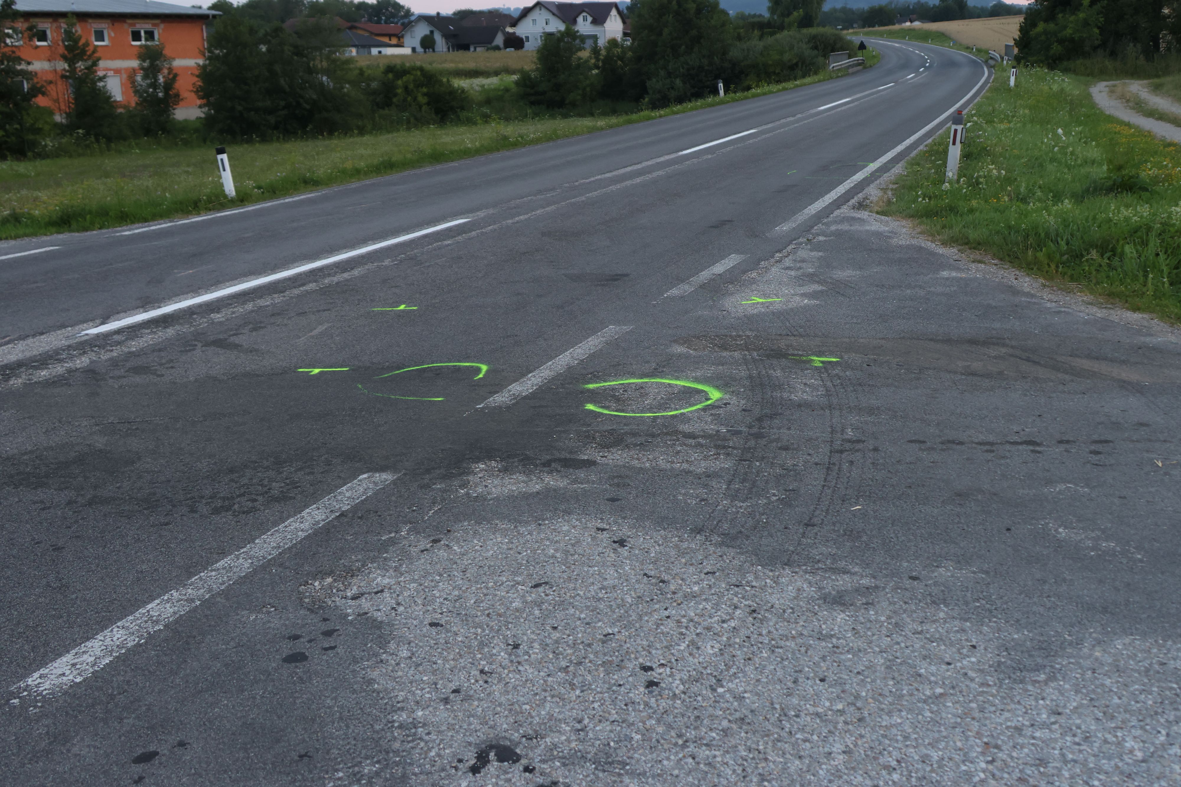 Tödlicher Motorradunfall in Rottenbach, Bezirk Grieskirchen, am 14. Juli 2026