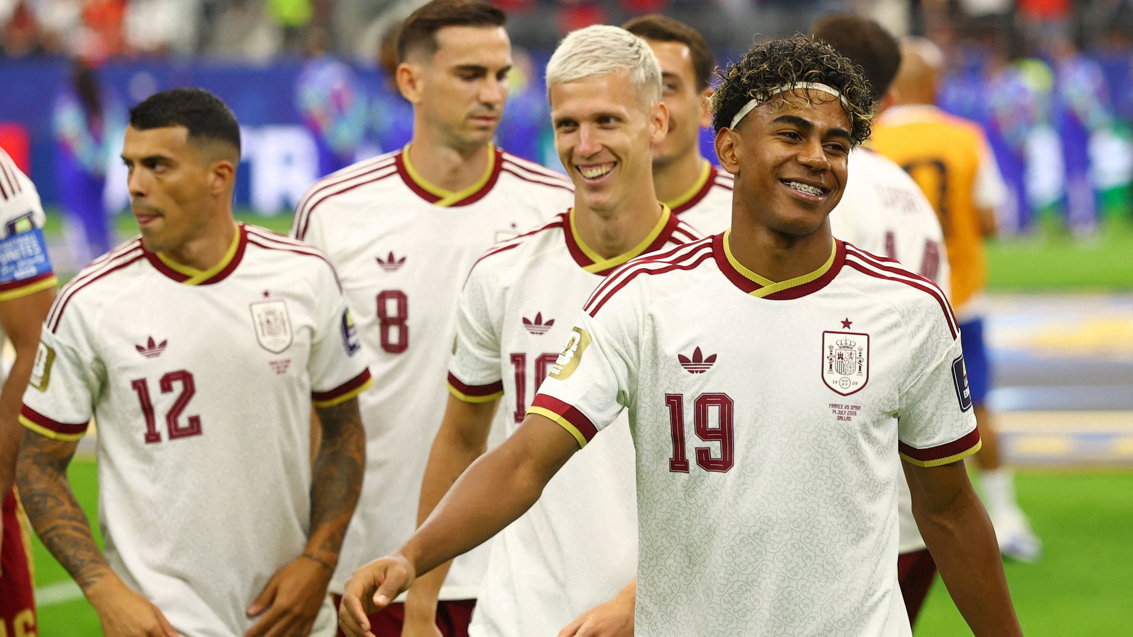 Spanien feiert den Einzug in das WM-Finale.