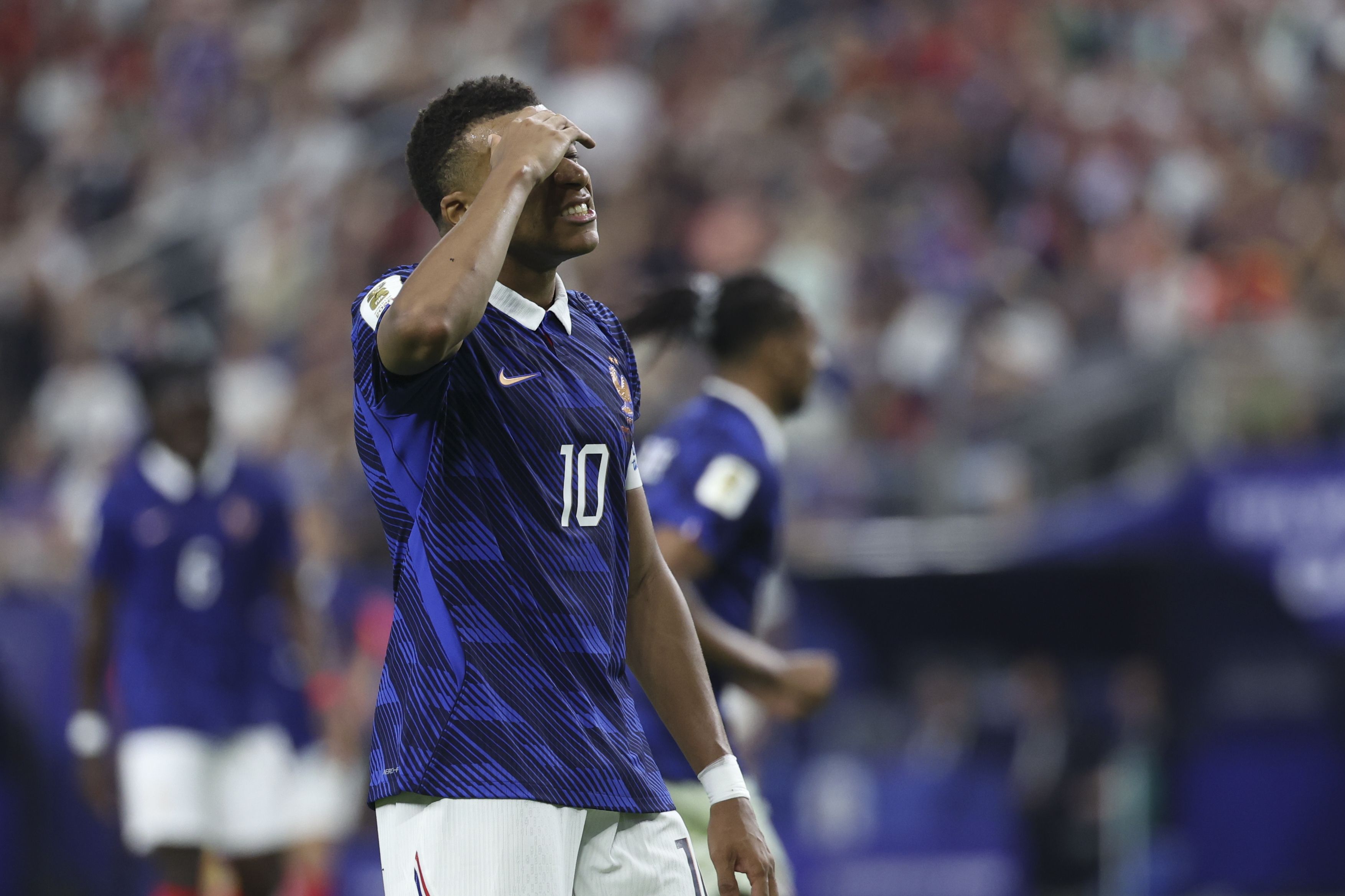 Kylian Mbappe ist enttäuscht.