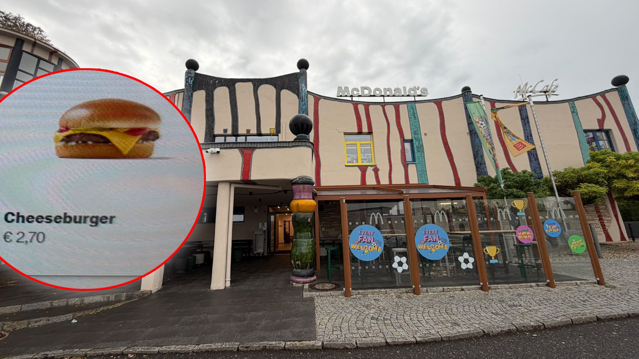 Ein Cheeseburger-Fan musste für seinen Lieblingsburger beim Mäci stolze 2,70 Euro pro Stück hinblättern.