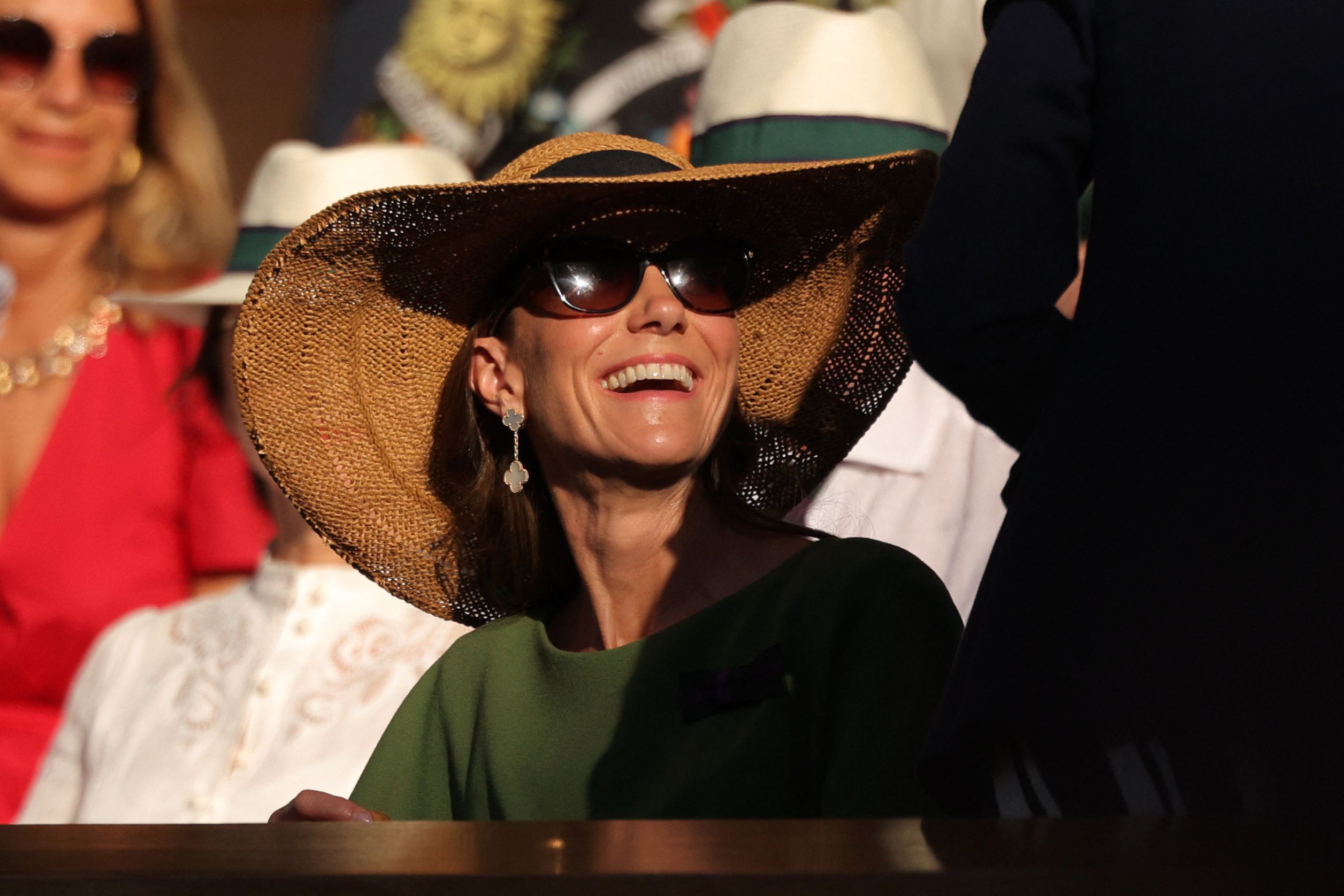 Prinzessin Kate in der Royal Box während des Wimbledon-Finales.