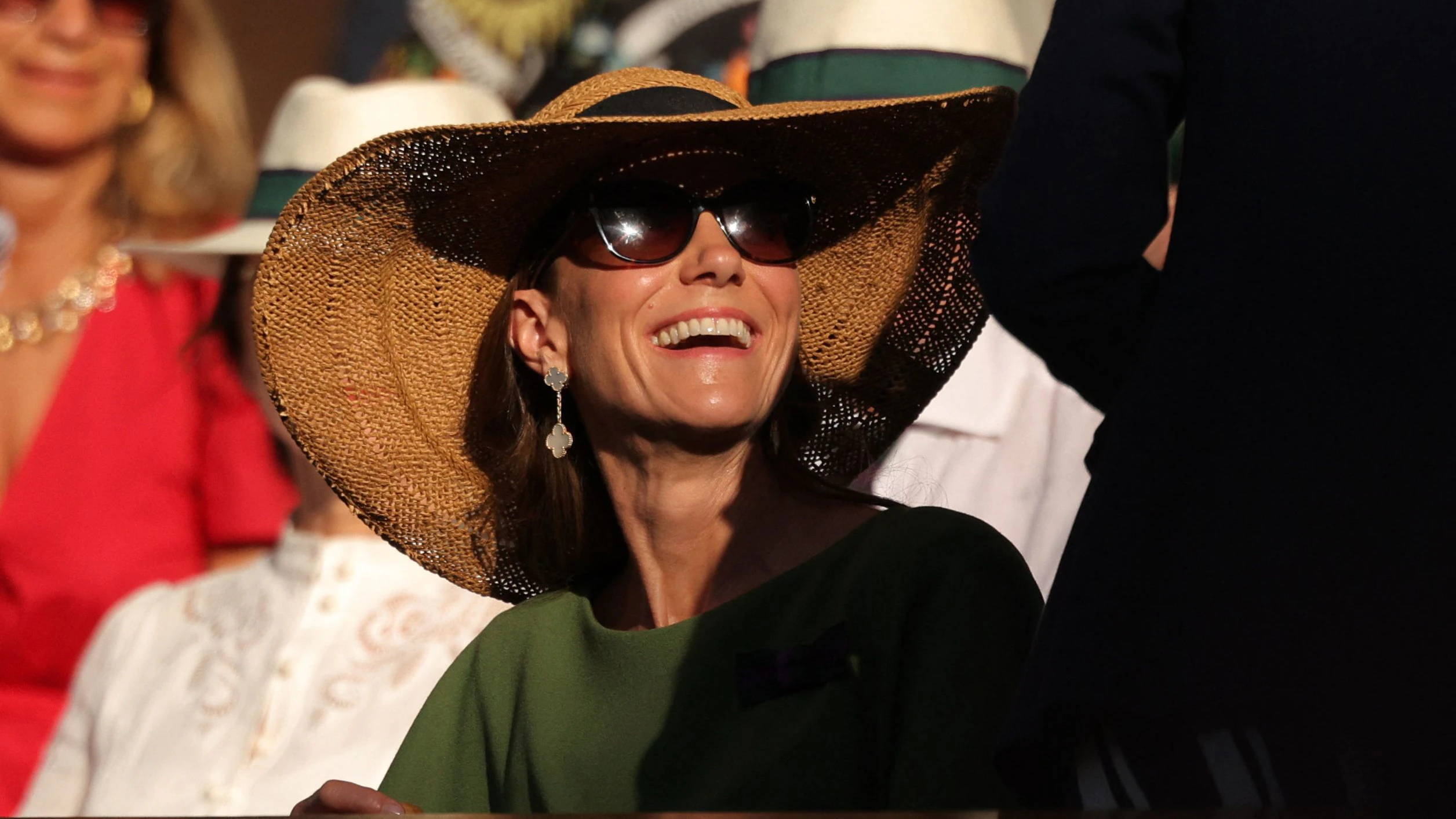 Prinzessin Kate in der Royal Box während des Wimbledon-Finales.