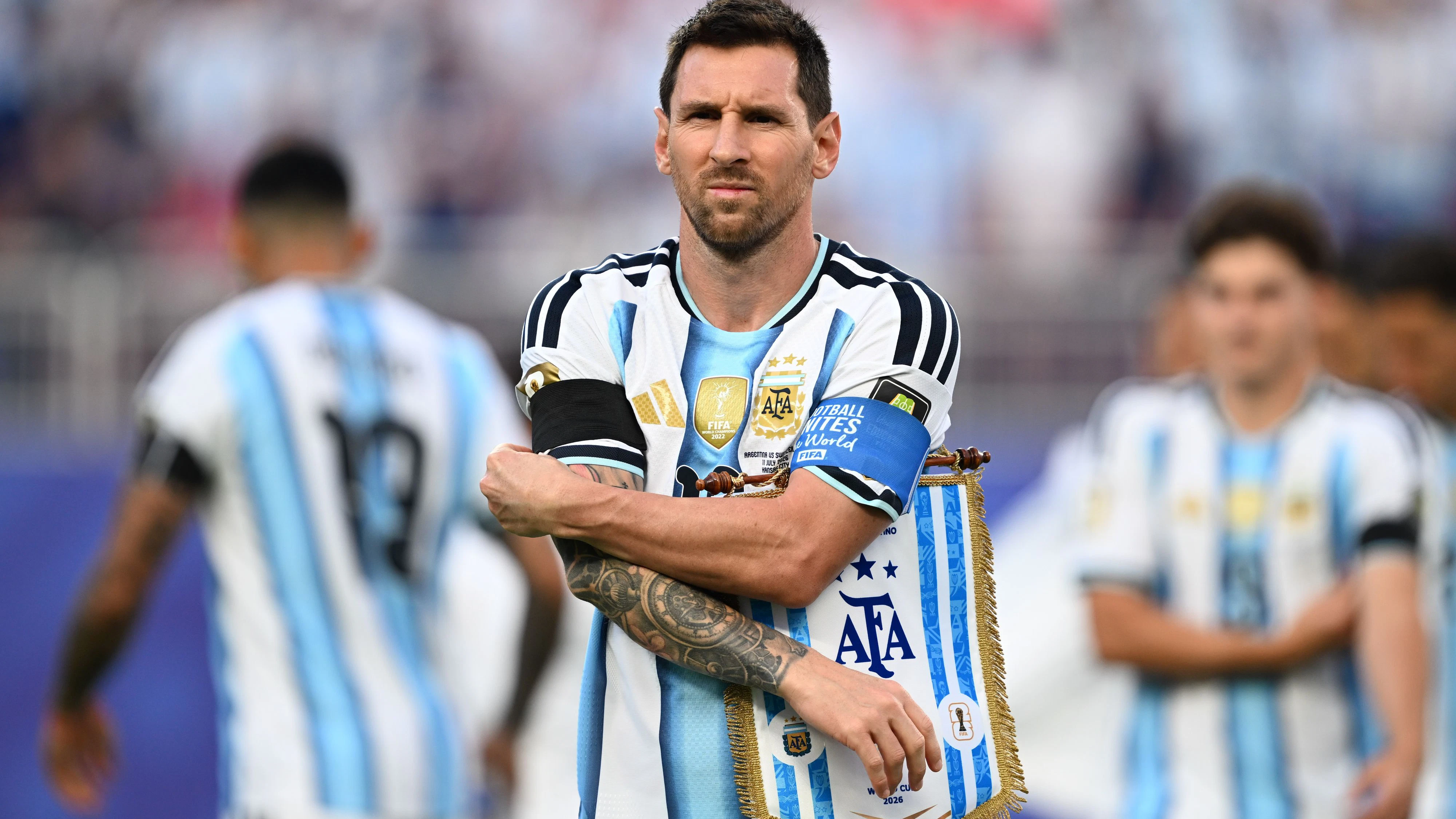 KANSAS CITY,MISSOURI,USA,11.JUL.26 - SOCCER - FIFA World Cup 2026, quarterfinal, Argentina vs Switzerland. Image shows Lionel Messi (ARG). Photo: GEPA pictures/ ZUMA Press/ Sport Press Photo/ Nayra Halm - ATTENTION - COPYRIGHT FOR AUSTRIAN CLIENTS ONLY