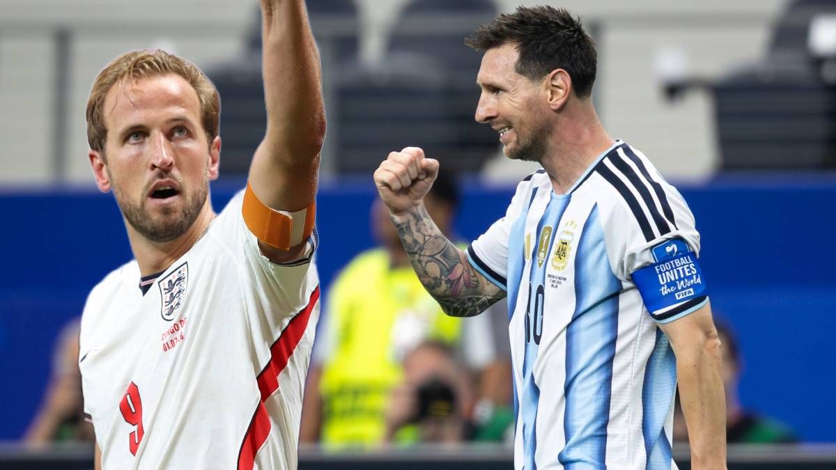 Harry Kane und Leo Messi.