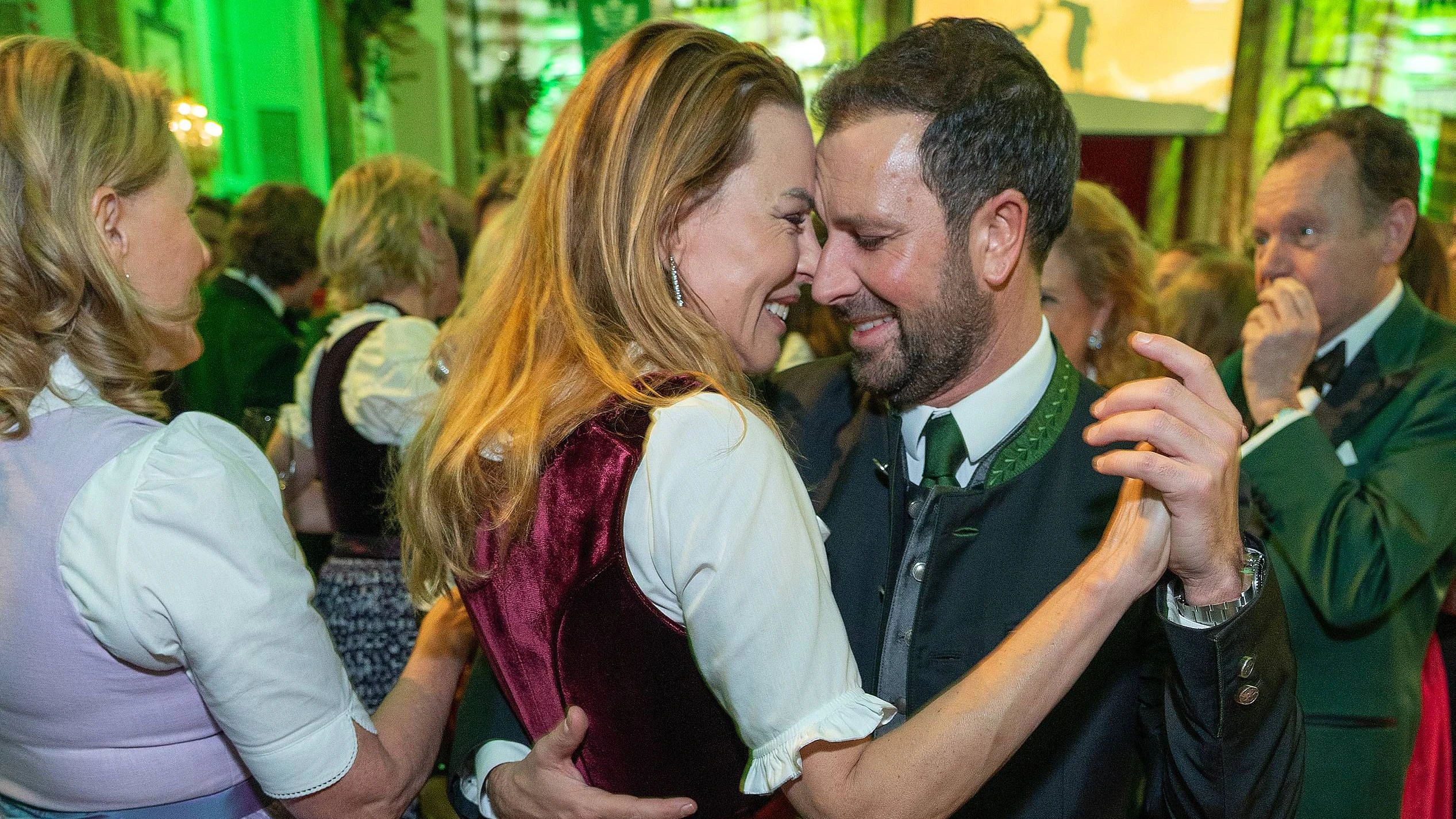Innig: Dornauer und Schütz beim 103. Jägerball im Jänner in der Hofburg