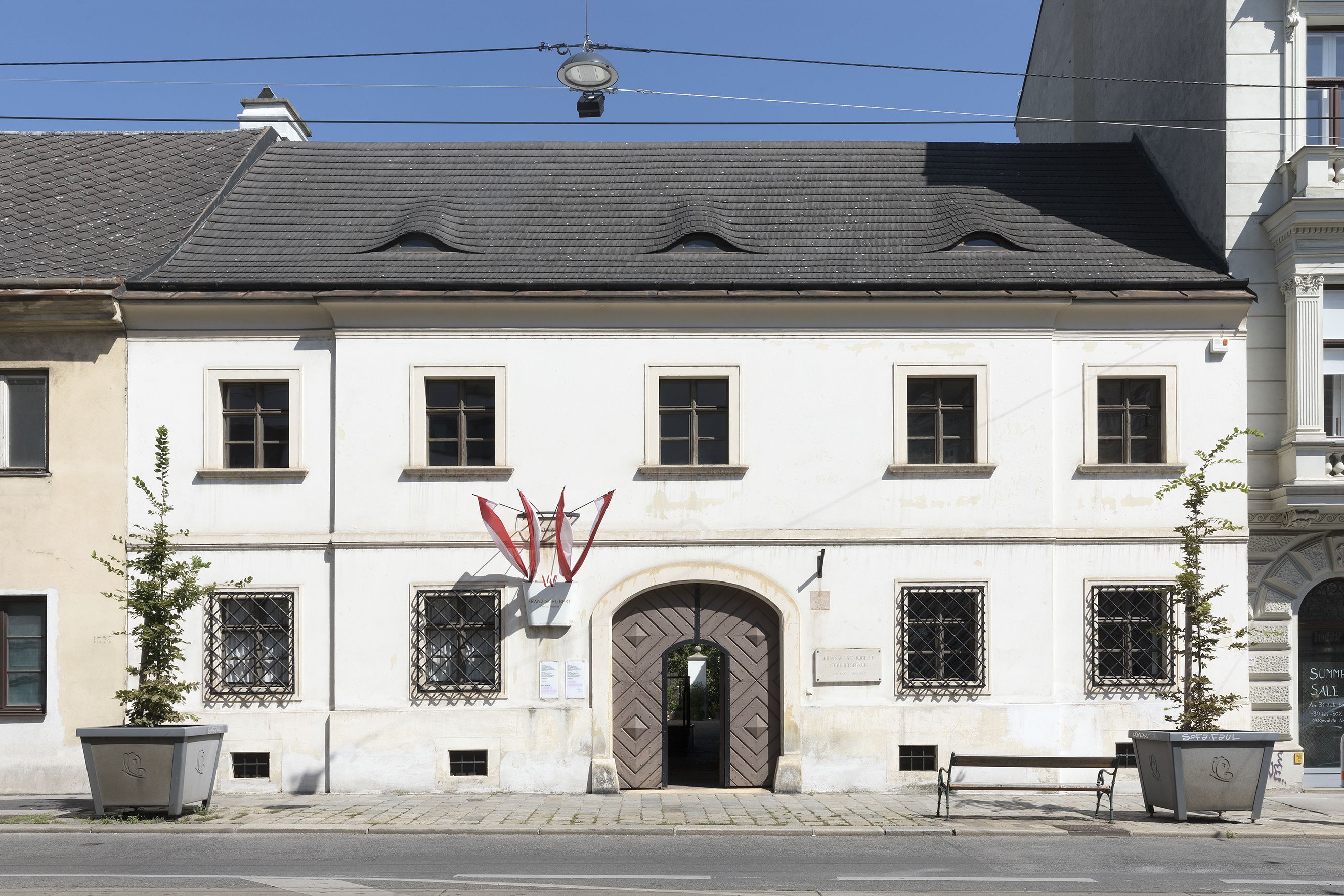 Das Geburtshaus von Schubert wird bis Anfang 2028 umfassend saniert.