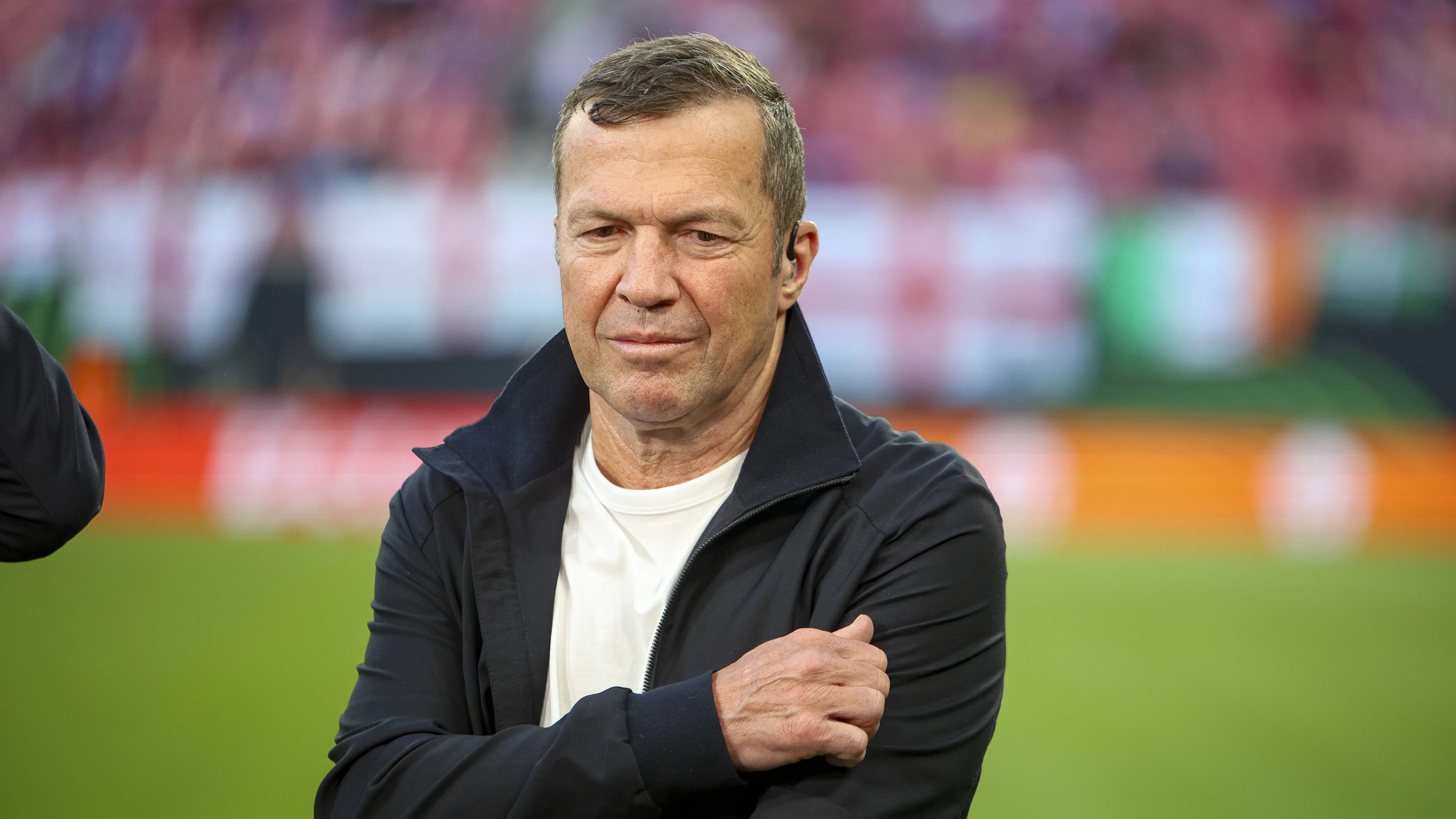 27.05.2026, EUR, Fussball, Herren, Conference League Finale, Saison 2025/2026, Crytsal Palace F.C. - Rayo Vallecano de Madrid Lothar Matthäus schaut Leipzig Leipzig Stadium Sachsen Deutschland *** 27 05 2026, EUR, Soccer, Gentlemen, Conference League Final, Season 2025 2026, Crytsal Palace F C Rayo Valle Cano de Madrid Lothar Matthew looks Leipzig Leipzig Stage Saxony Germany Copyright: xAdrianxSchlüterx